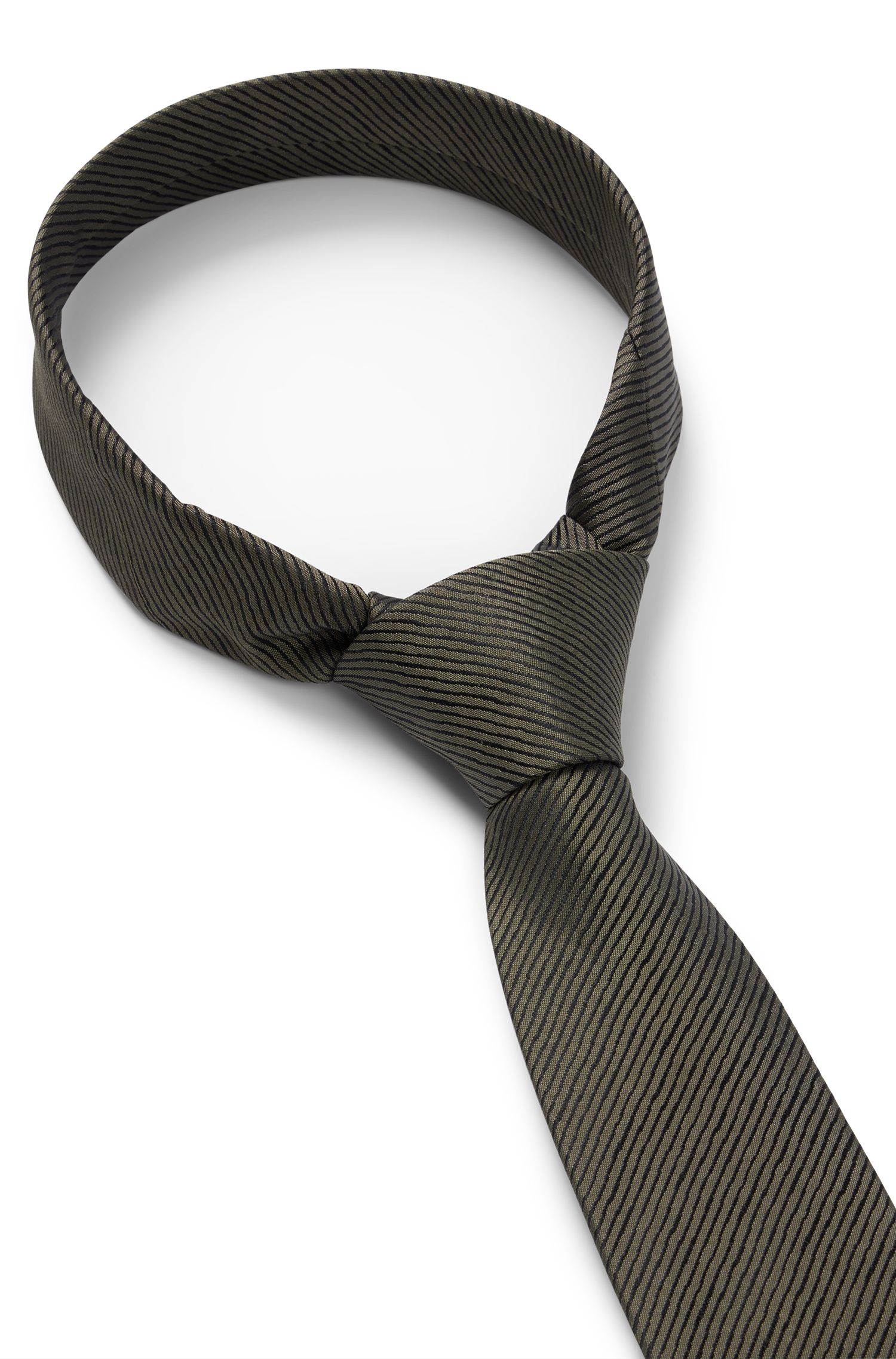 通体斜条纹领带