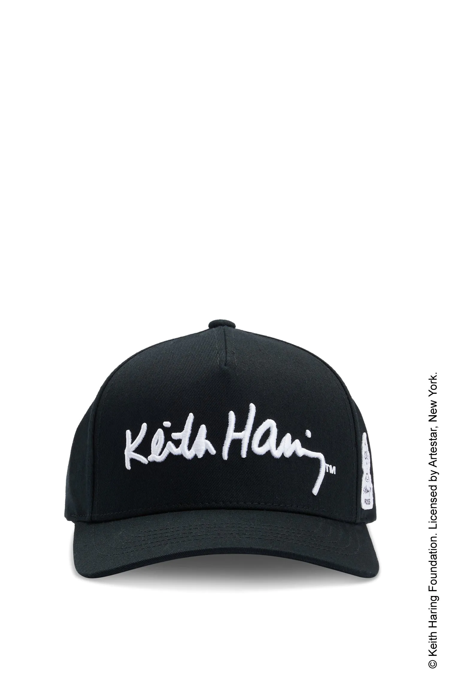 BOSS x Keith Haring 刺绣签名鸭舌帽