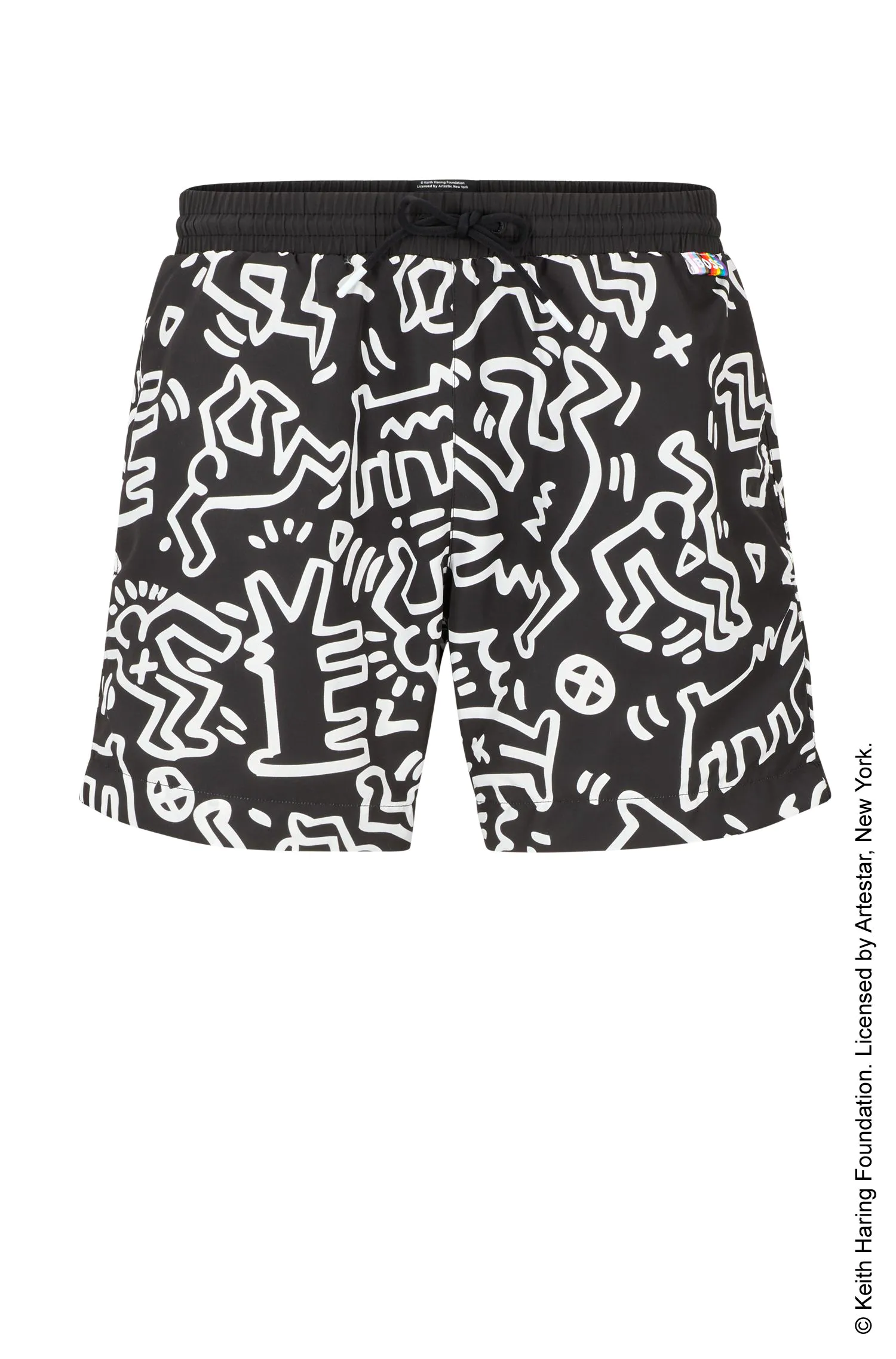 BOSS x Keith Haring 快干面料游泳短裤