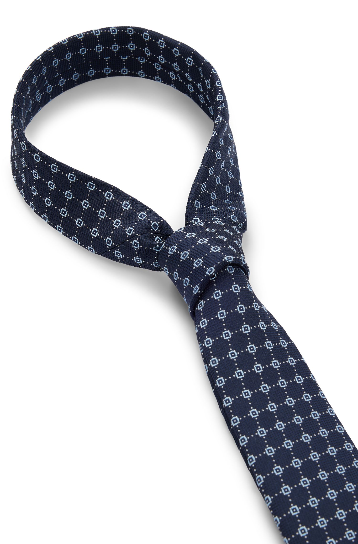 【BOSS博斯】提花编织图案混纺面料领带