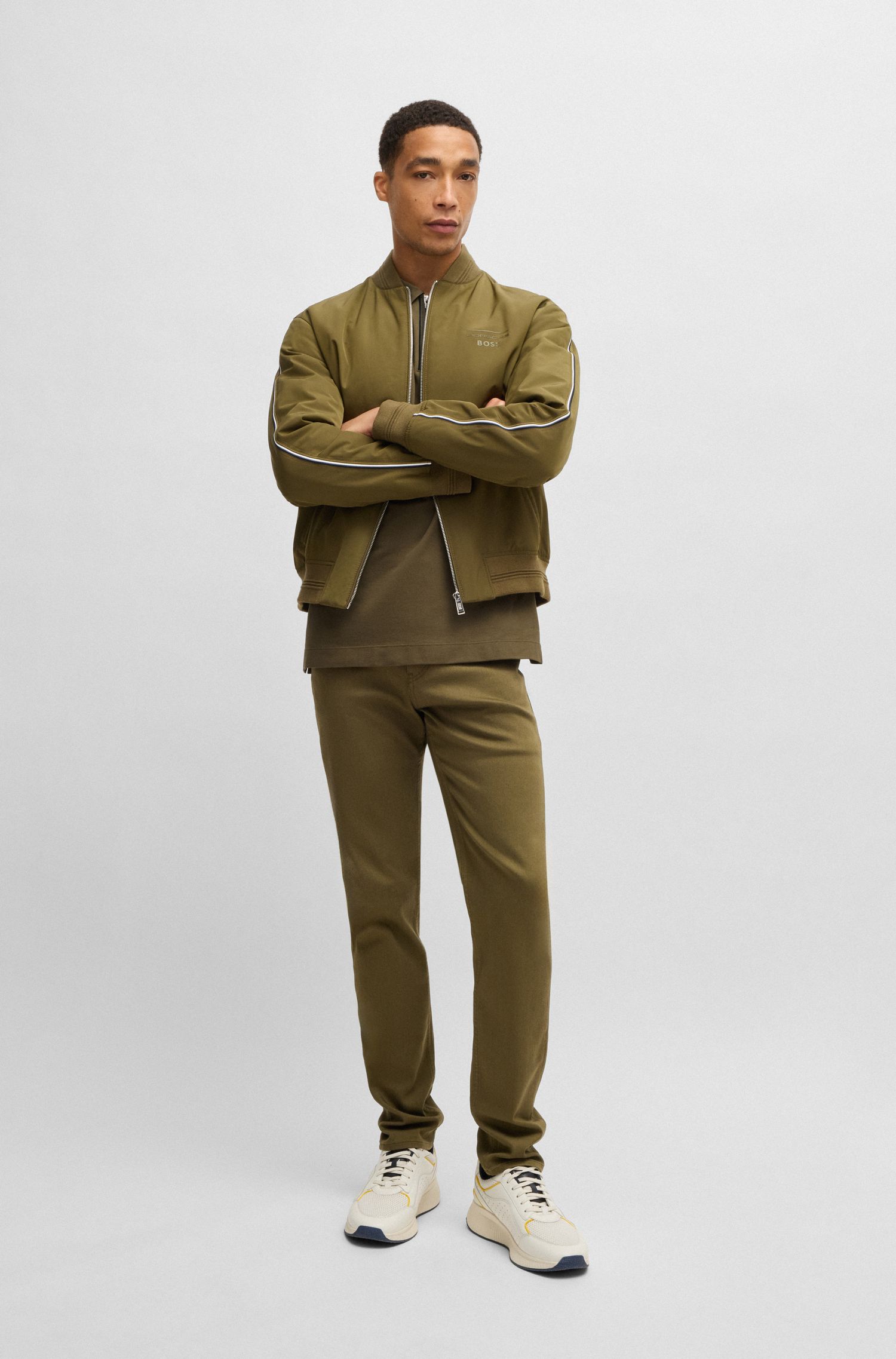 Porsche x BOSS 弹力棉 Polo 衫
