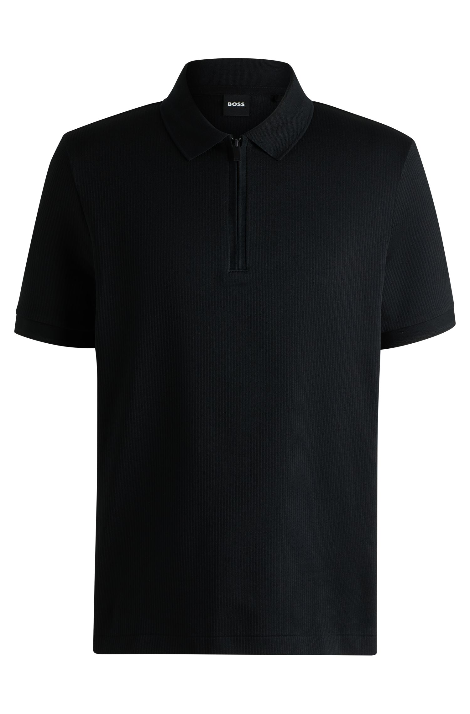 泡泡纱结构棉质混纺 Polo 衫