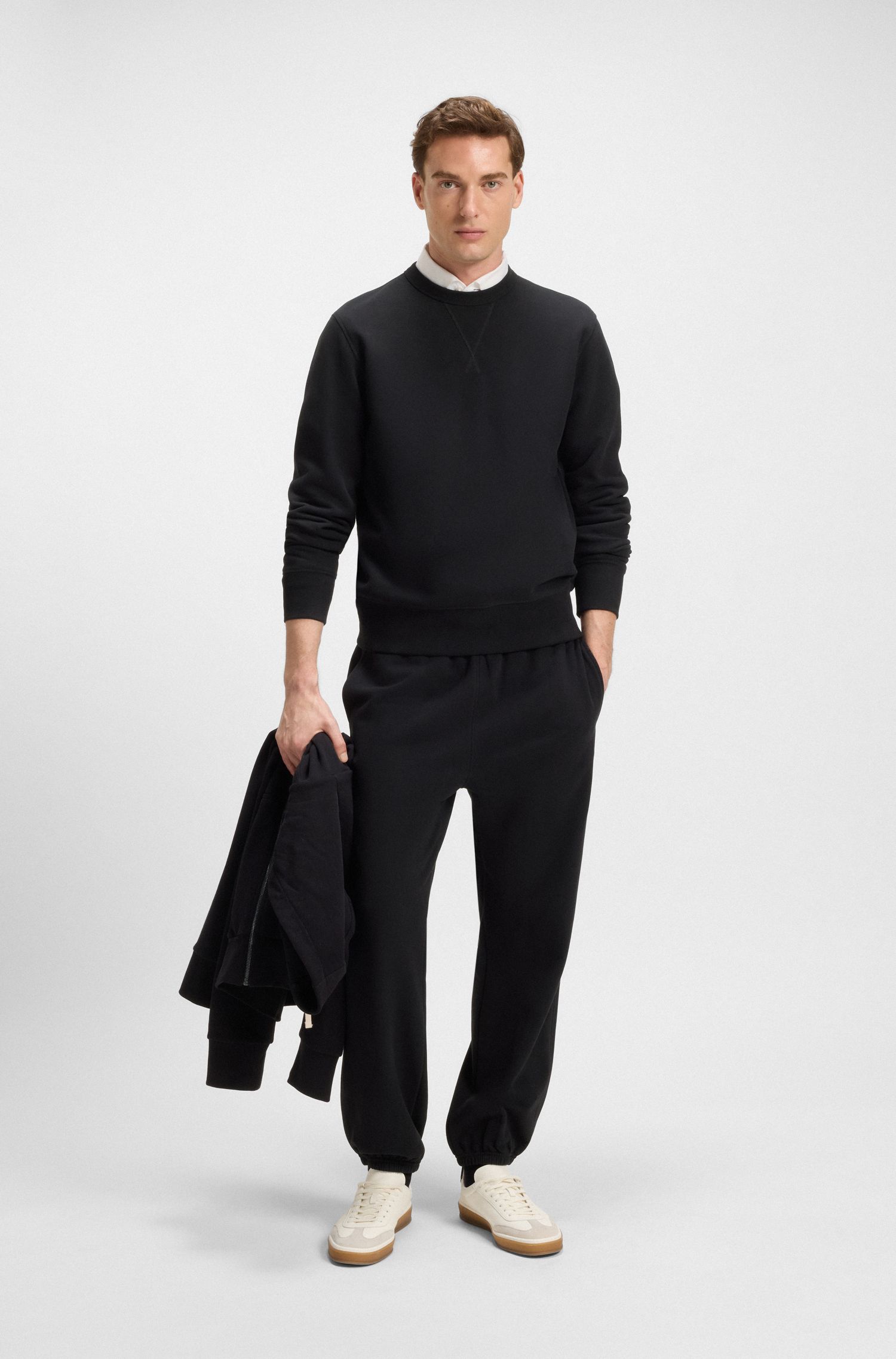 BECKHAM x BOSS 丝光棉毛圈布运动衫