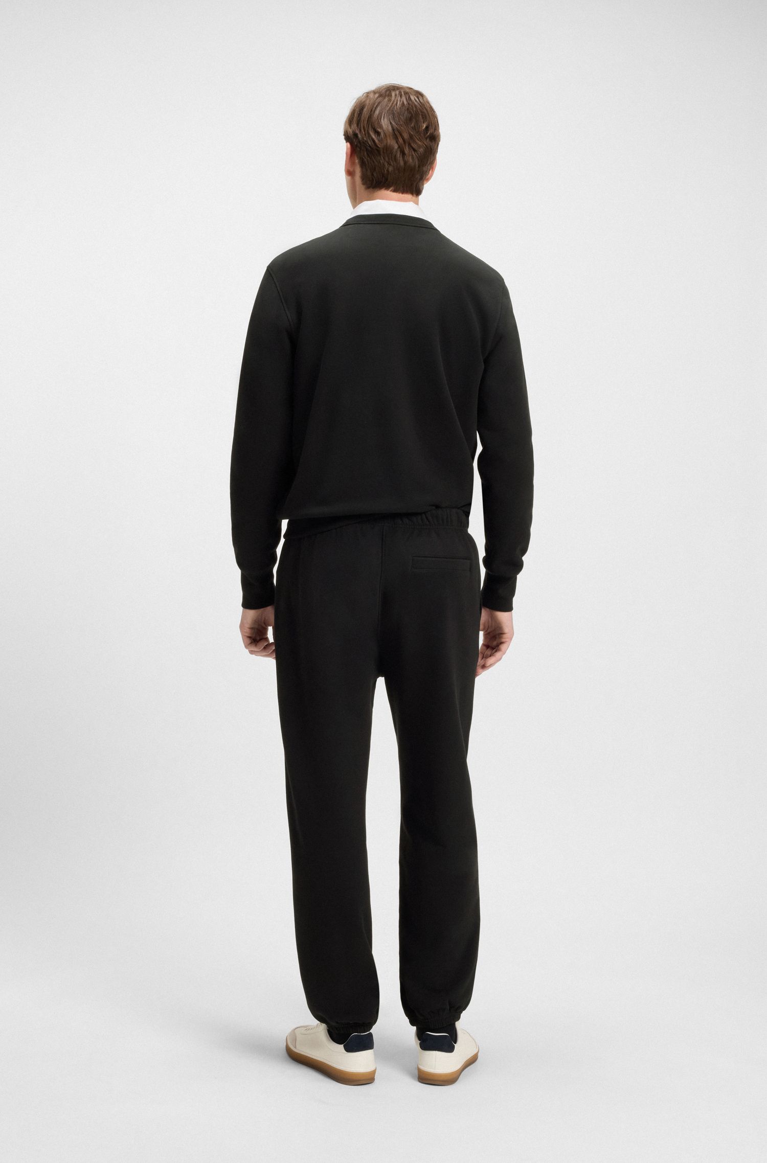 BECKHAM x BOSS 棉质毛圈布宽松运动裤