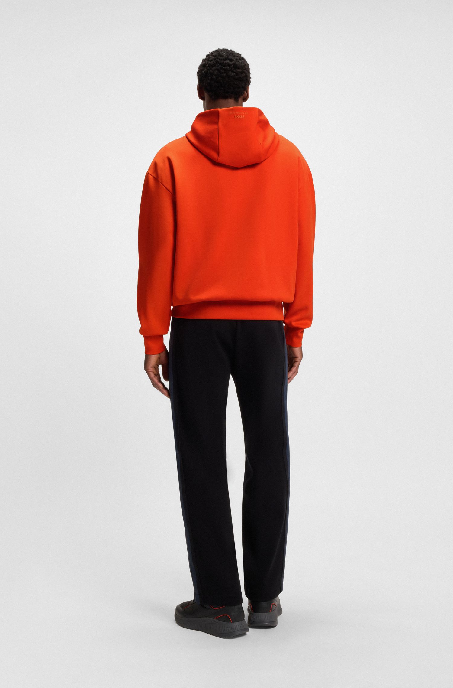 Porsche x BOSS棉混纺连帽衫