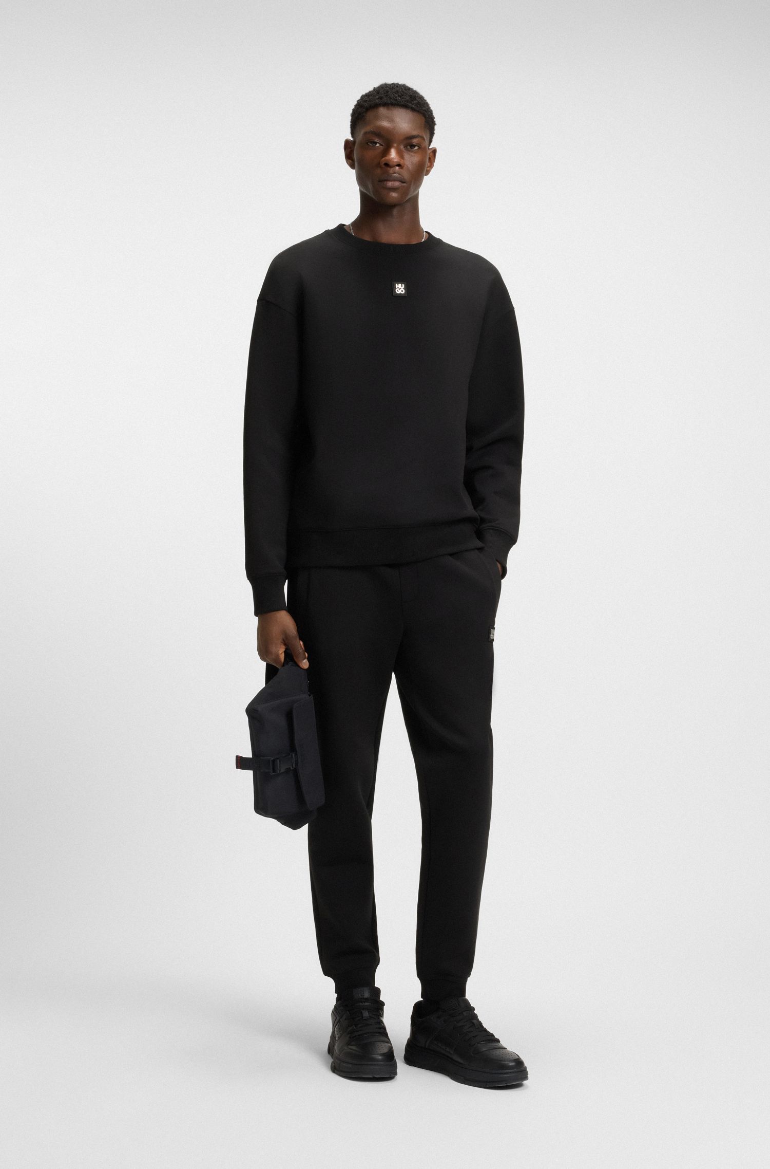 【HUGO雨果】棉混纺运动服底部