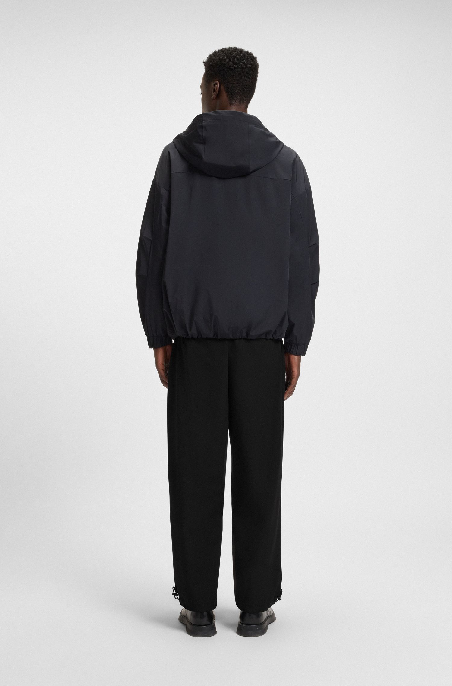 【HUGO雨果】弹力斜纹布常规版型长裤