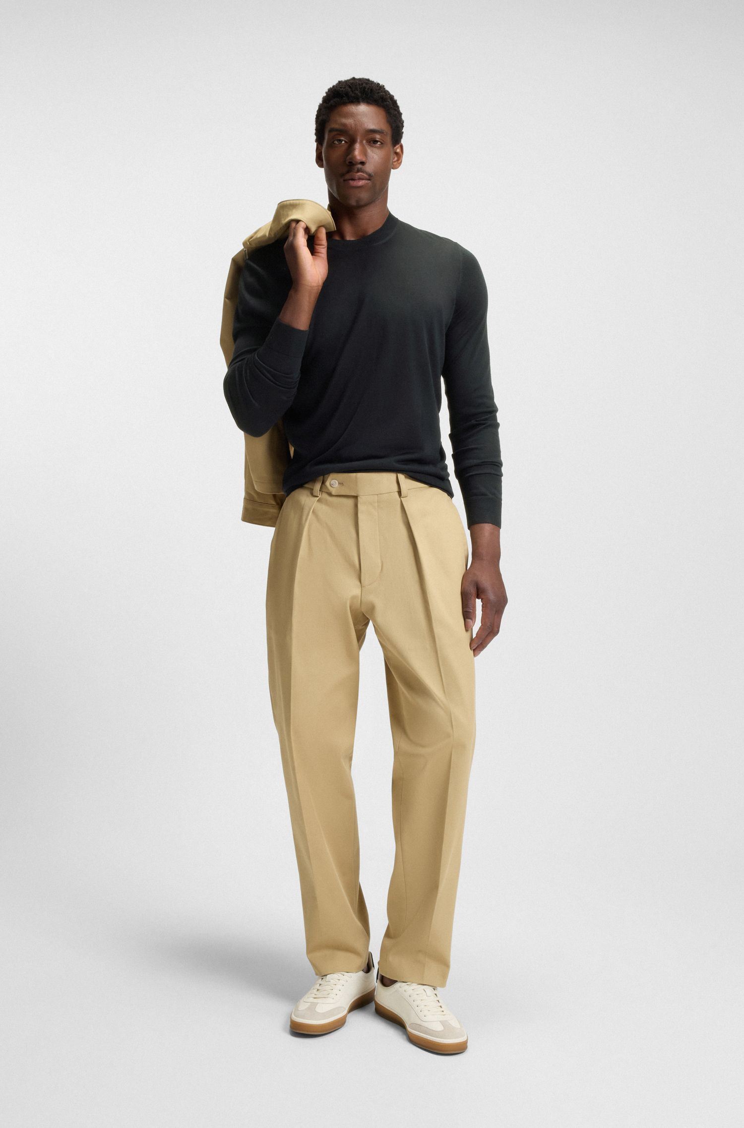 BECKHAM x BOSS 常规版型羊毛毛衣