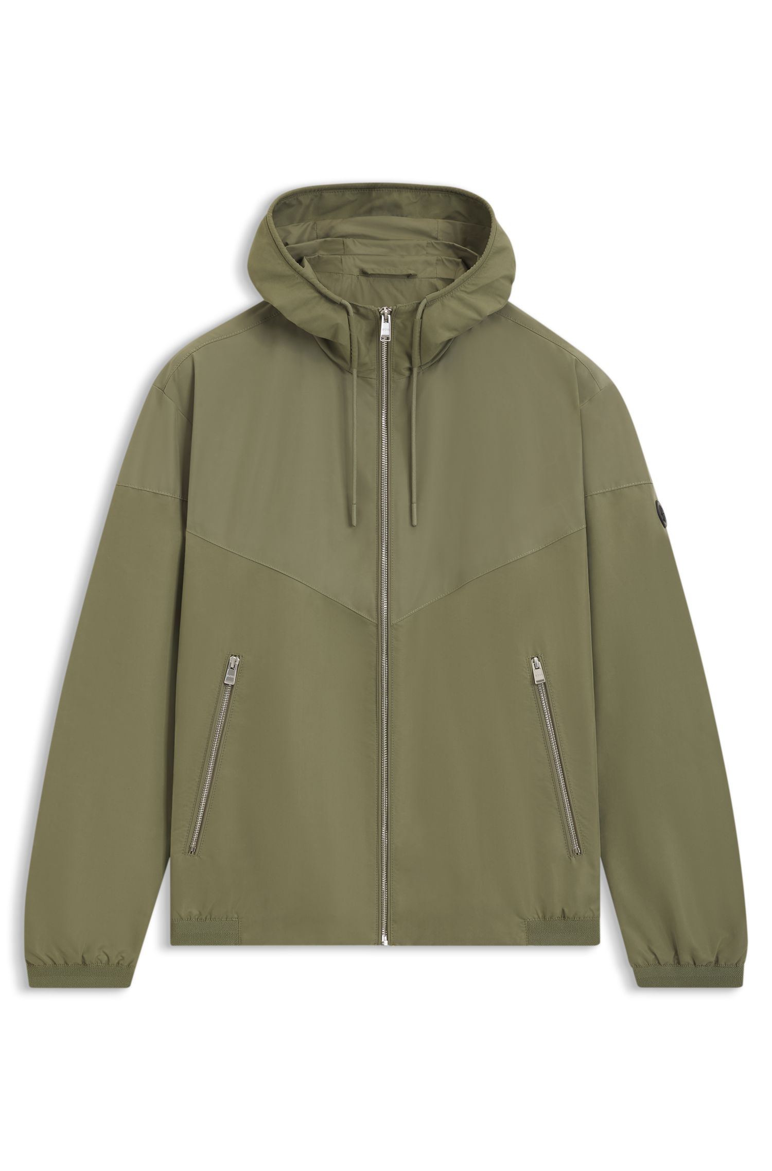 【BOSS博斯】可机洗府绸连帽夹克