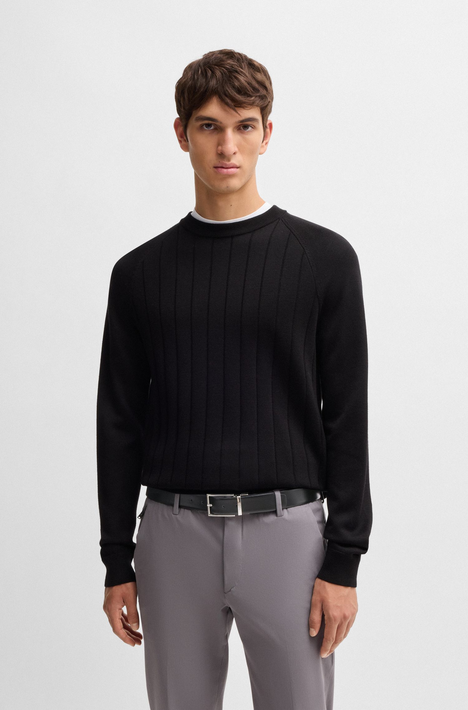 【BOSS博斯】意大利皮革双面腰带