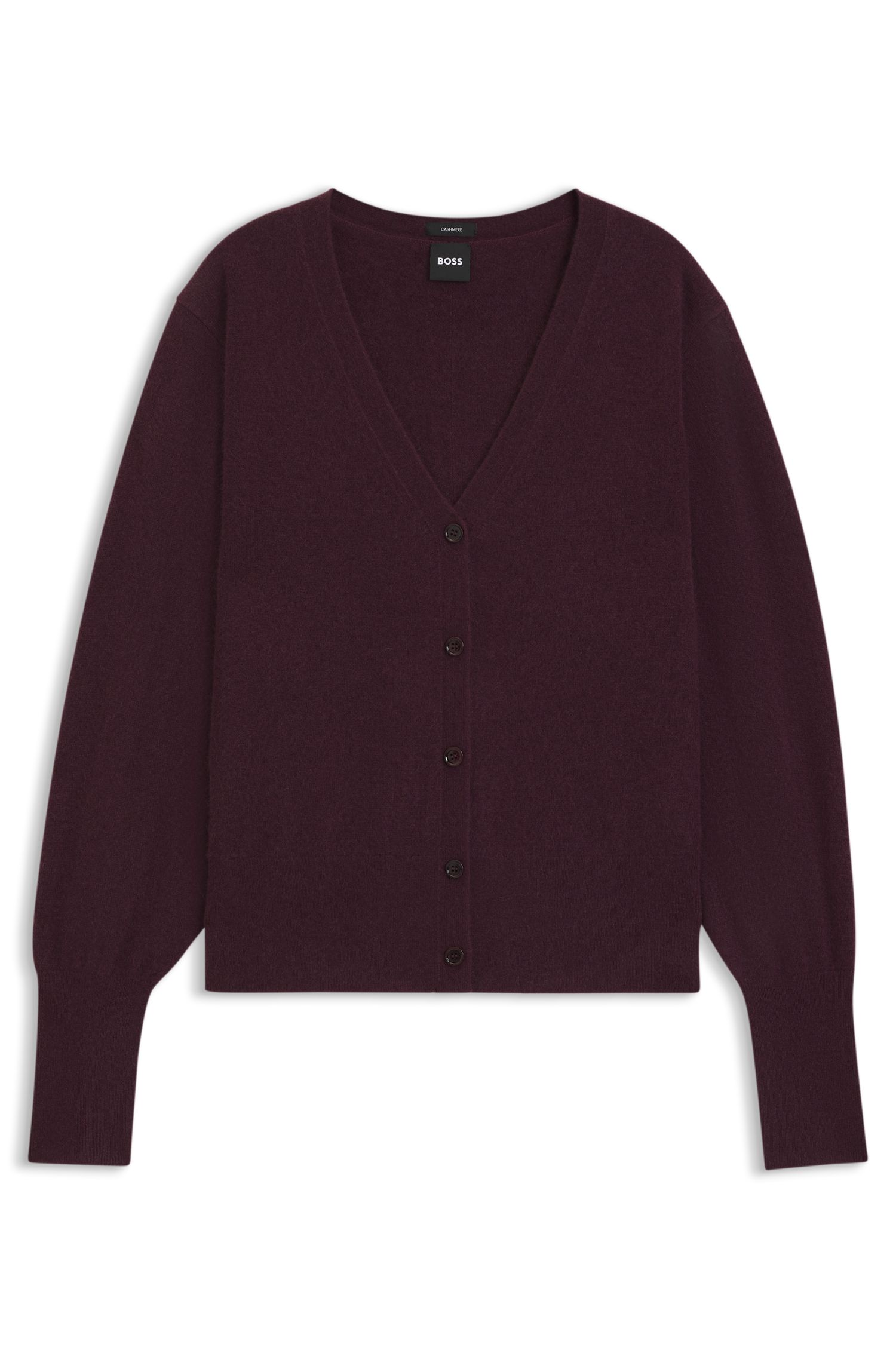 【BOSS博斯】休闲版型羊绒开襟衫