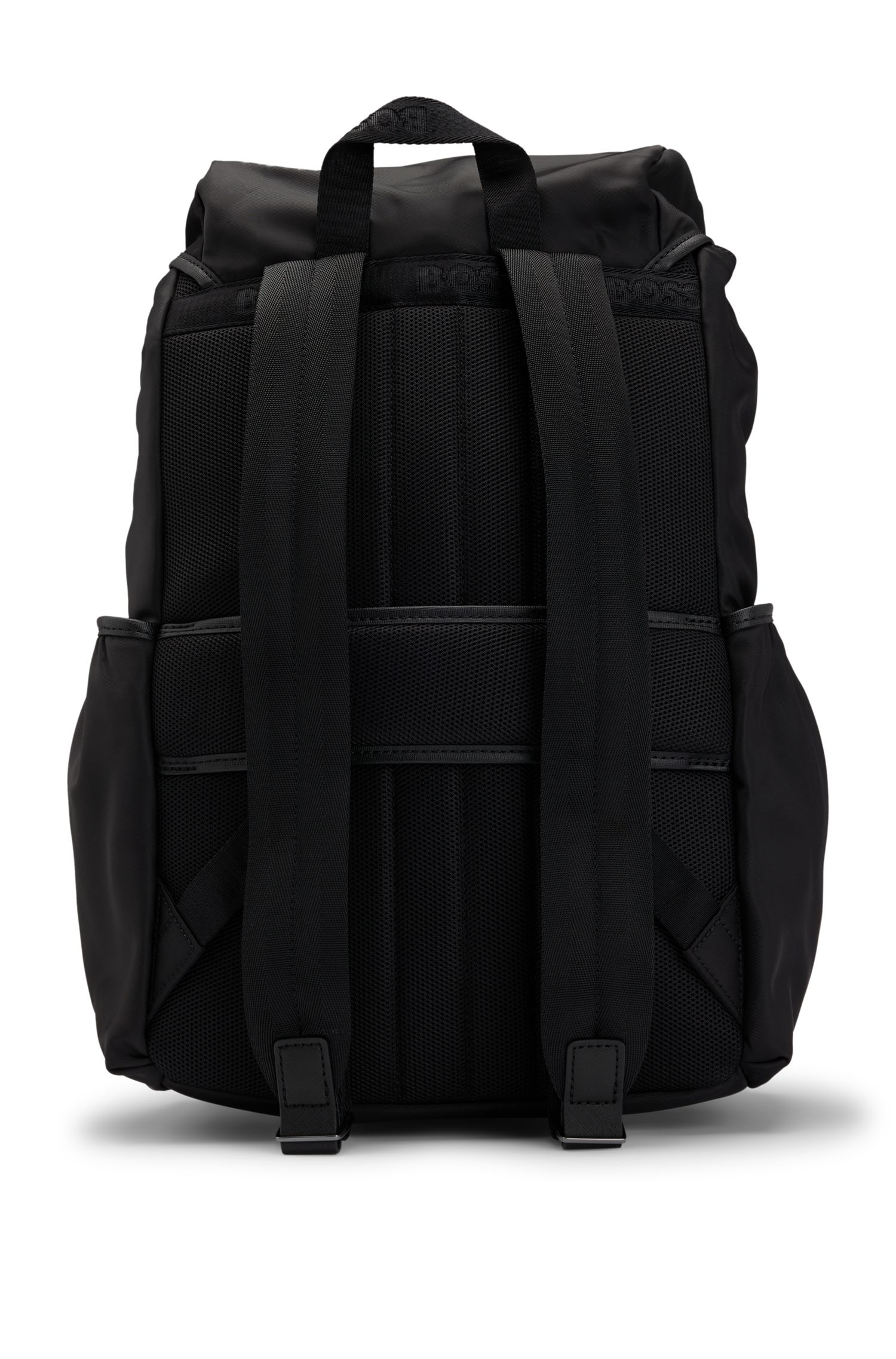 【BOSS博斯】双 B 铰链徽标多口袋背包