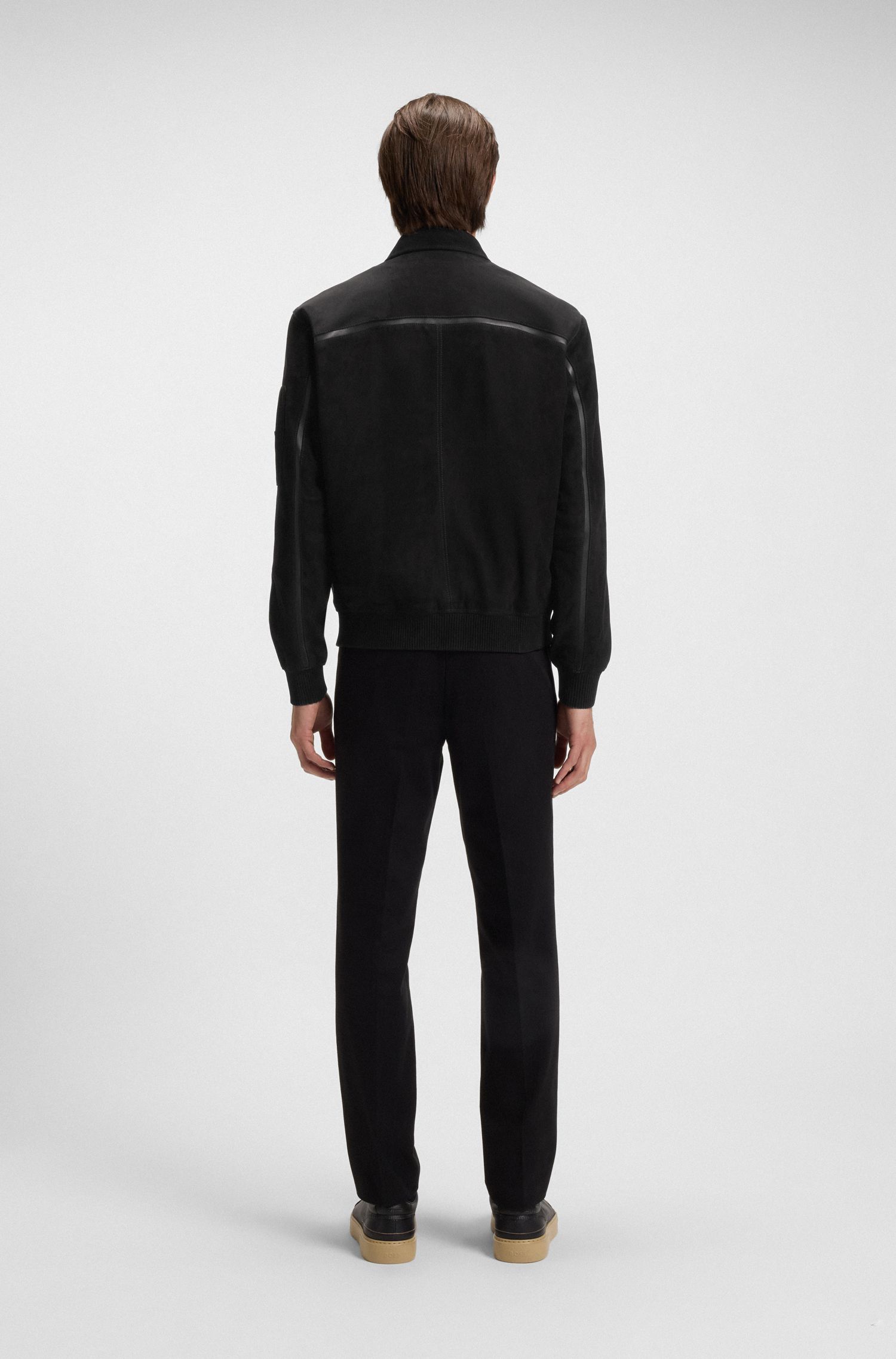 BOSS x ASTON MARTIN皮夹克