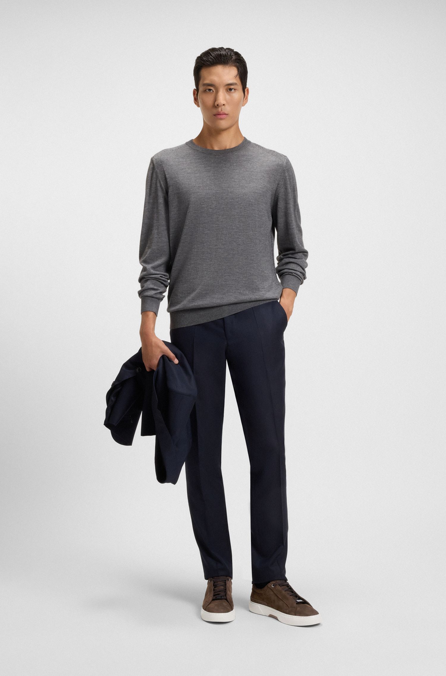 【BOSS博斯】磨砂皮革 Gary 运动鞋