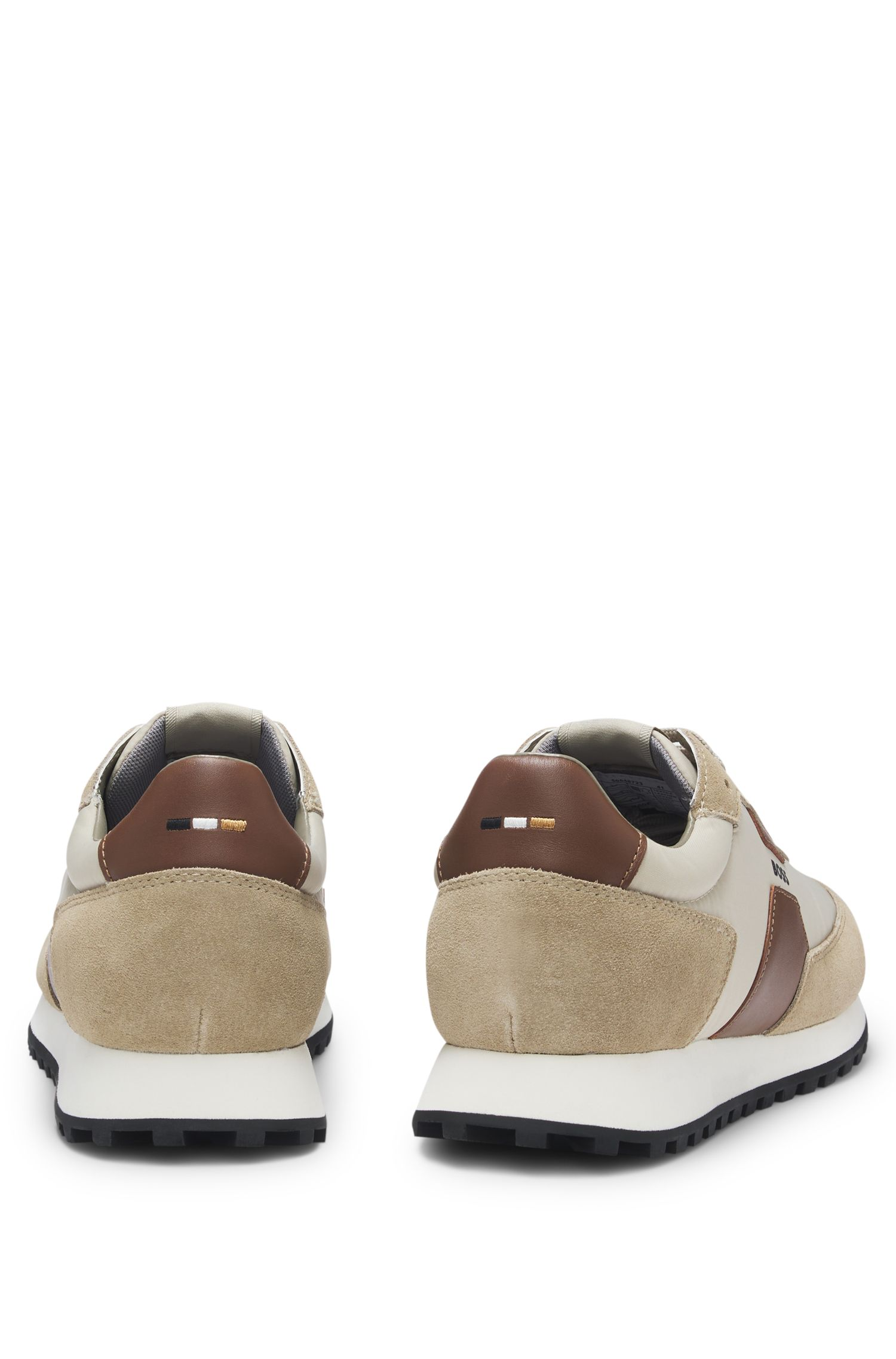 【BOSS博斯】皮革加皮革低帮运动鞋