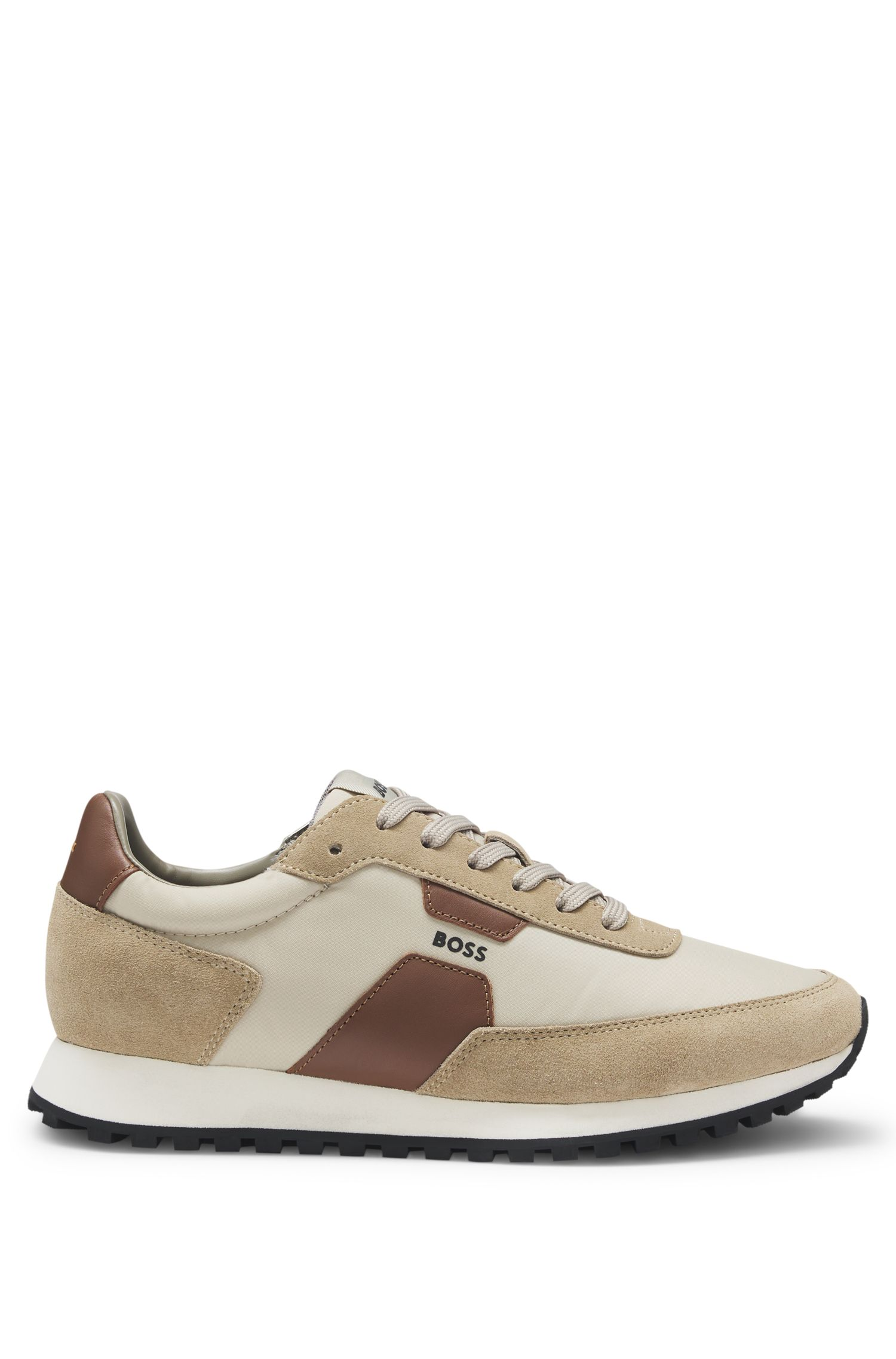 【BOSS博斯】皮革加皮革低帮运动鞋