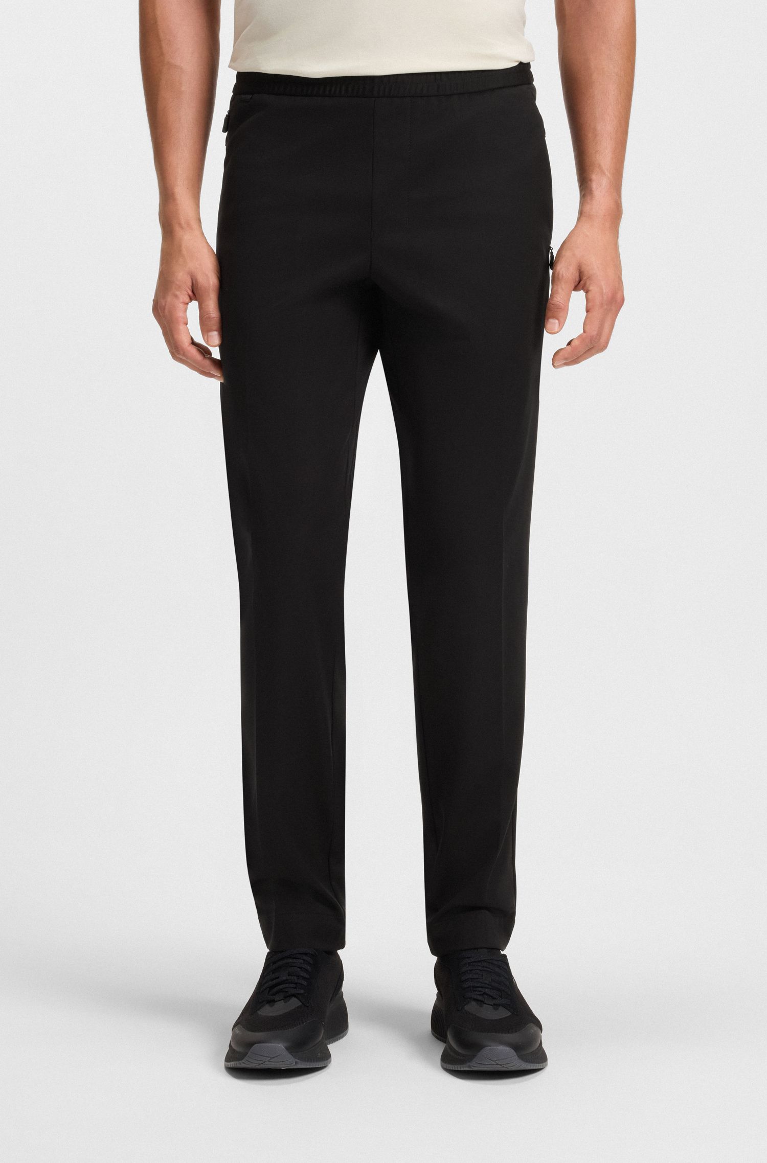 【BOSS博斯】抓绒内里长裤