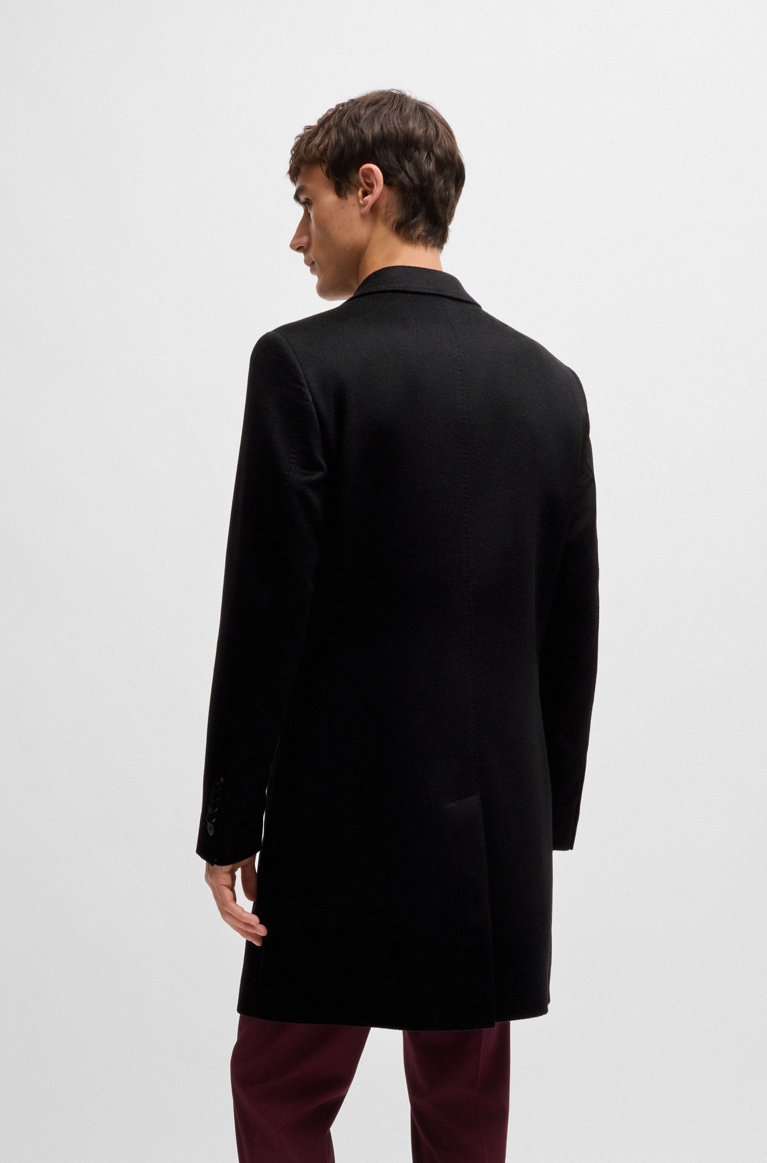 【BOSS博斯】羊绒修身版大衣