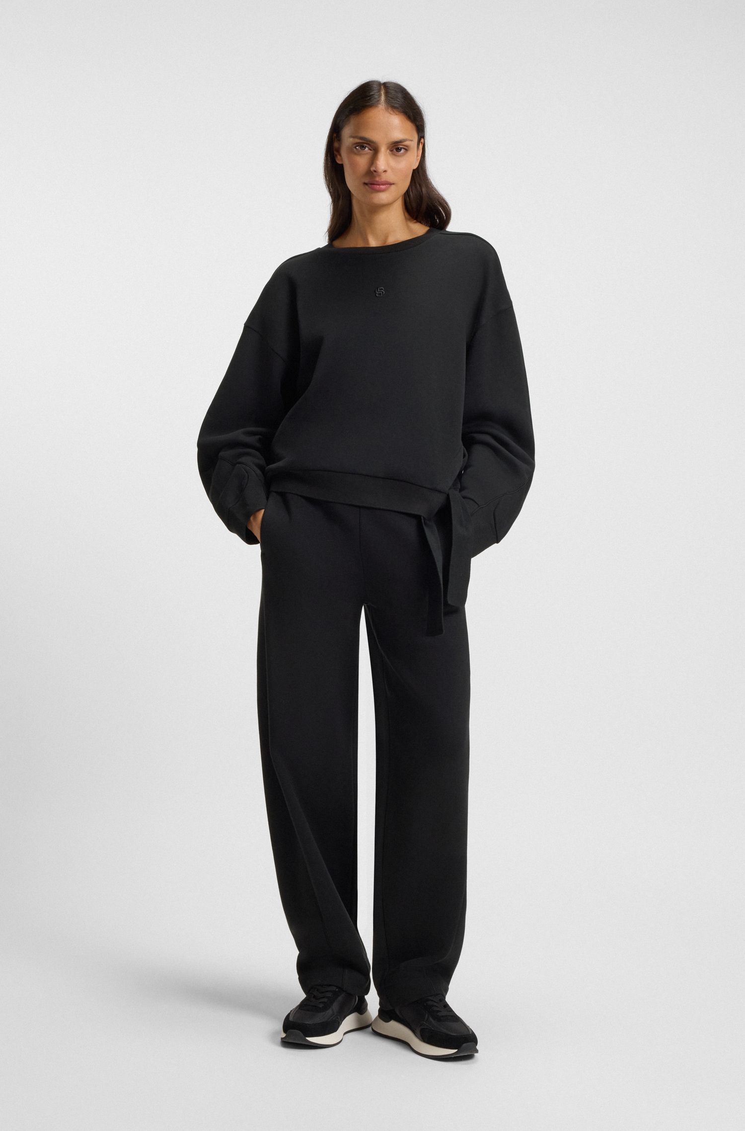 【BOSS博斯】棉混纺运动裤