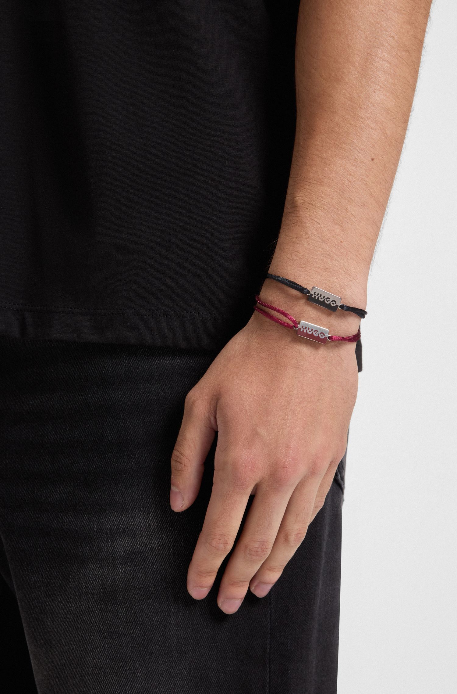 【HUGO雨果】绳索袖扣（两只装）