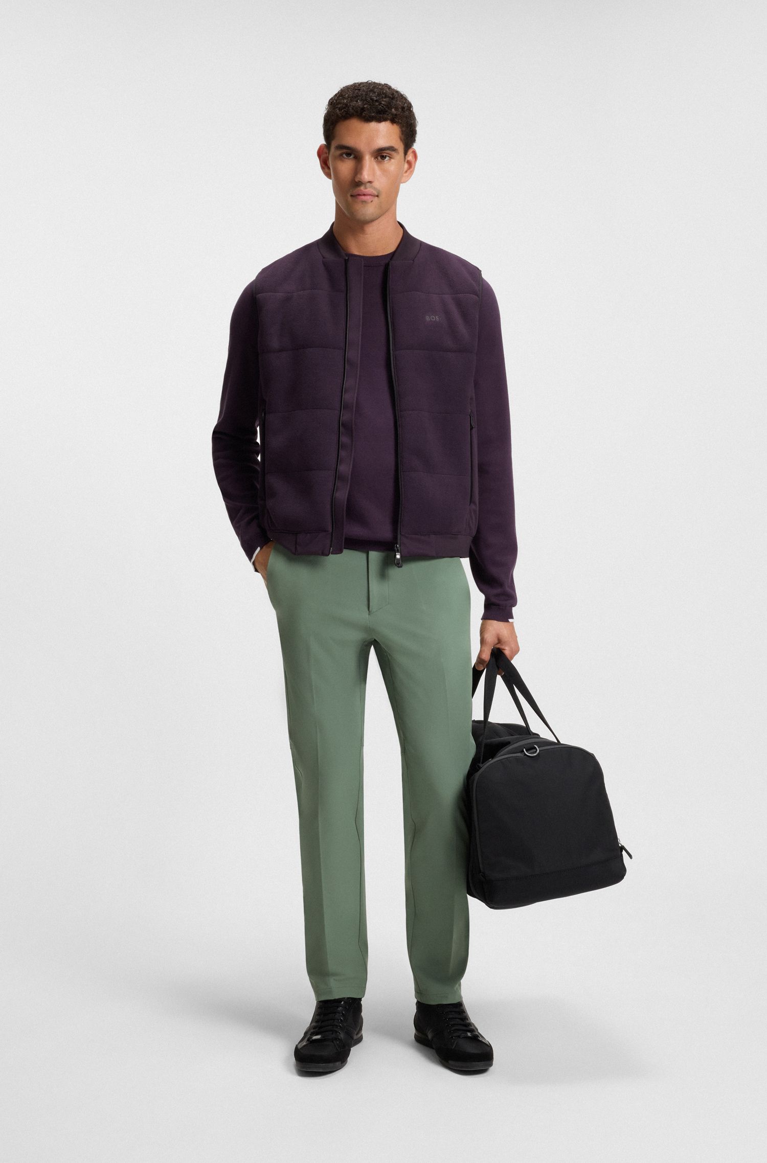 【BOSS博斯】抓绒细节马甲