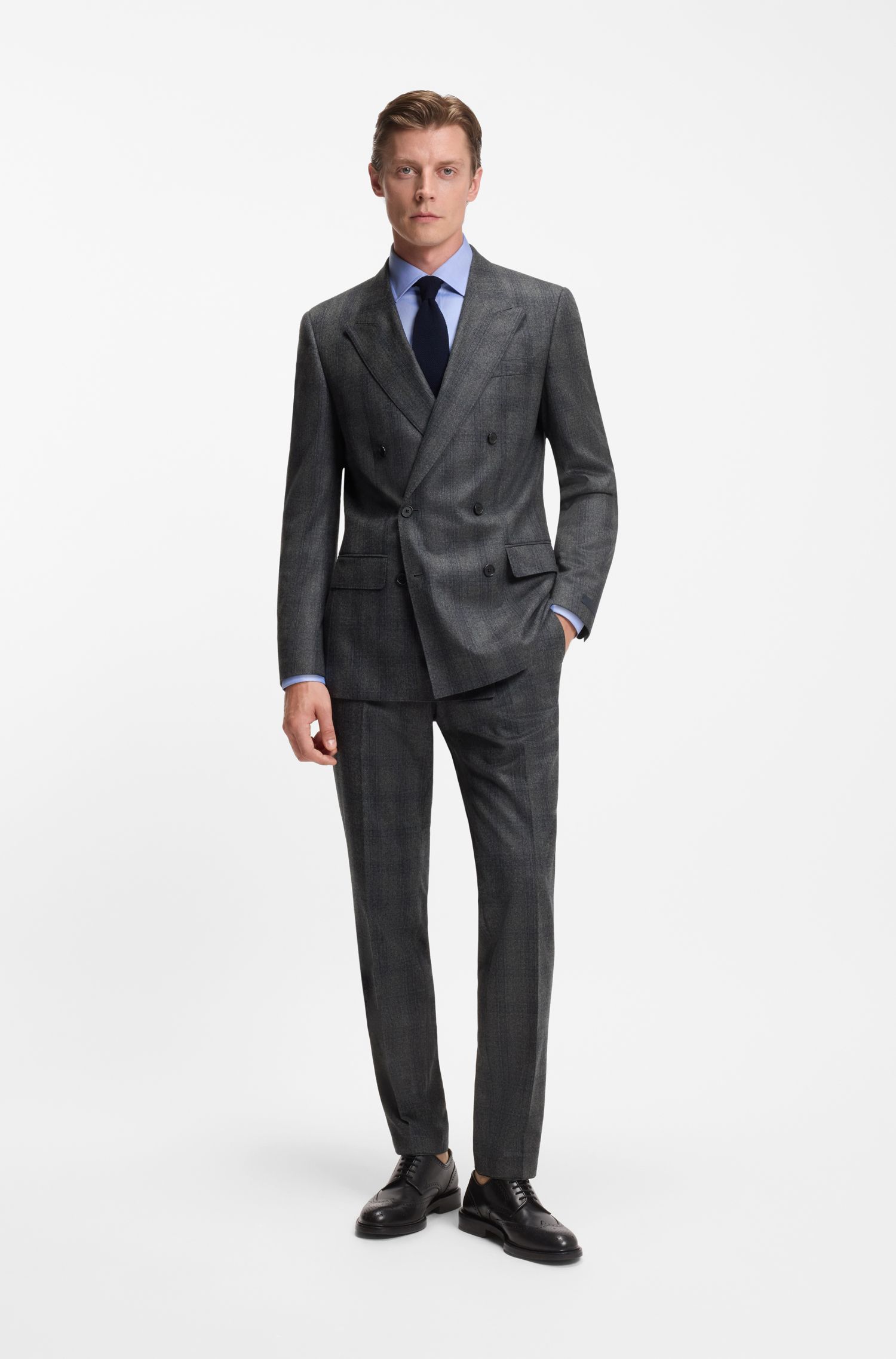 BECKHAM x BOSS修身长裤