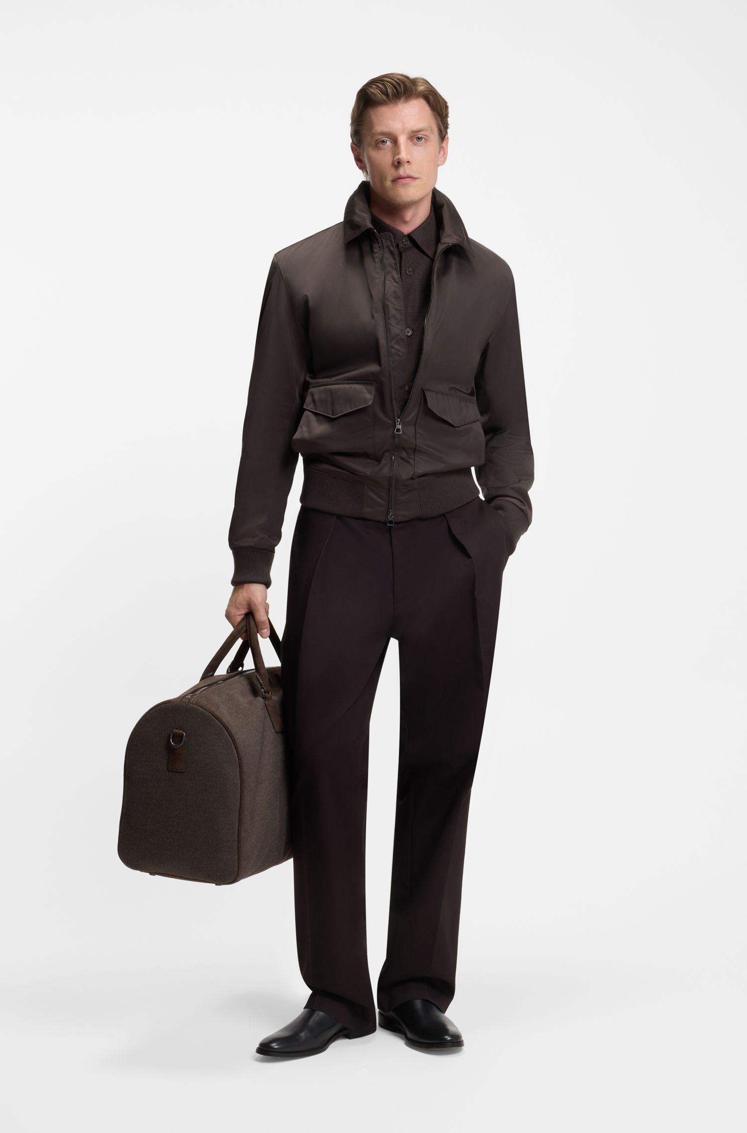 BECKHAM x BOSS 斜纹布夹克