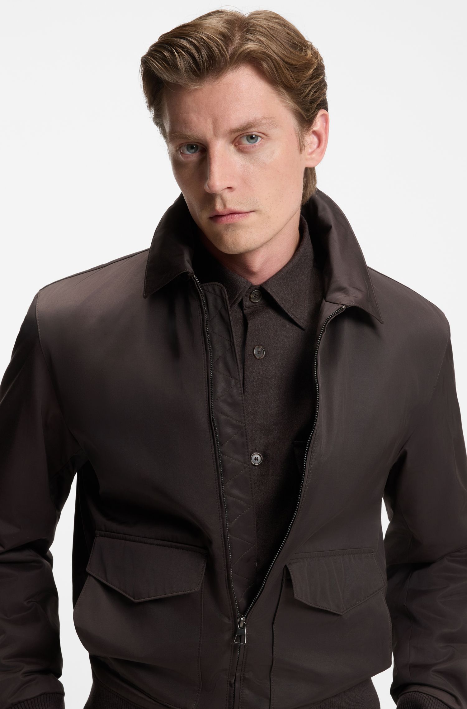 BECKHAM x BOSS 斜纹布夹克