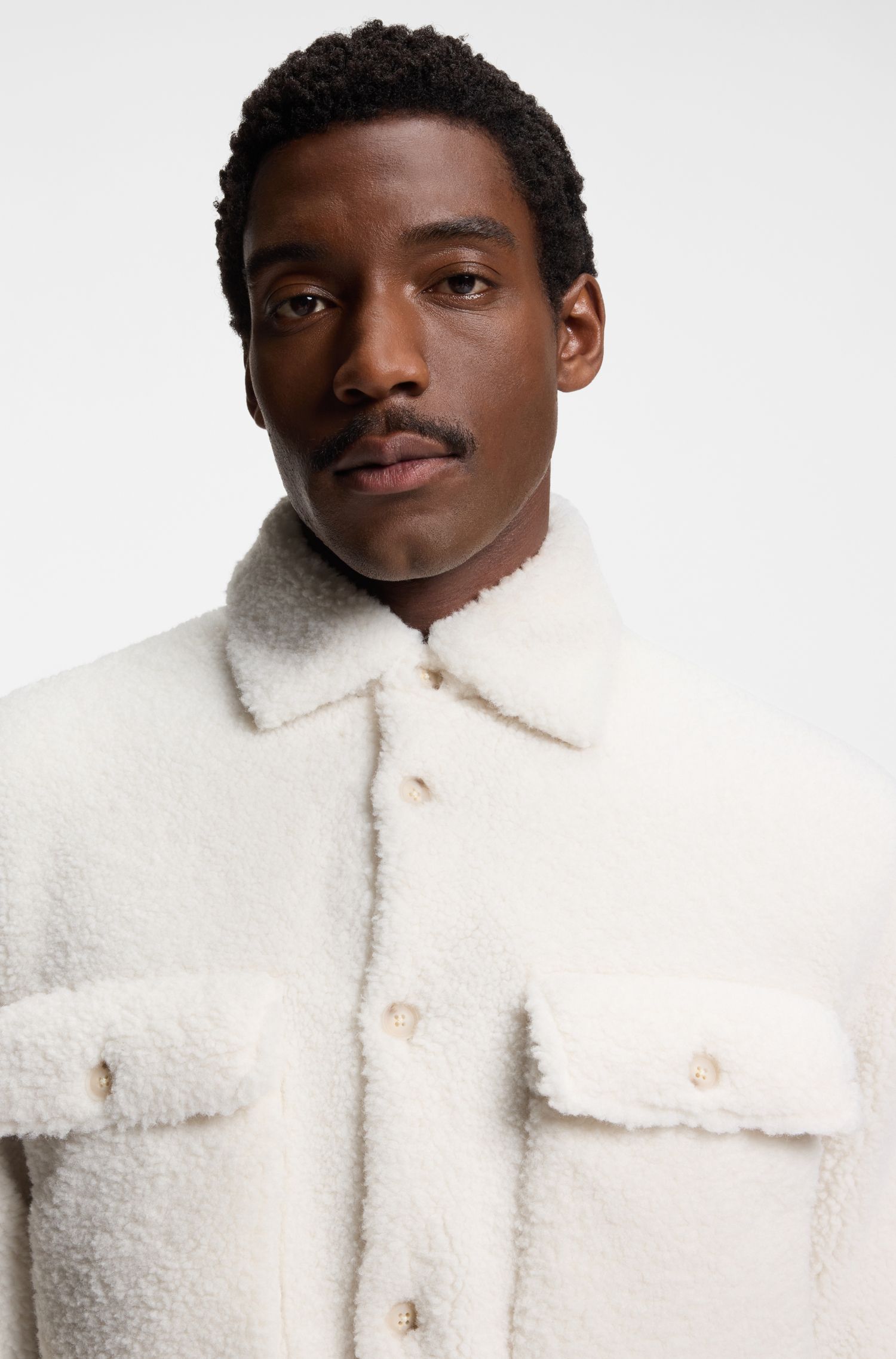 BOSS x Steiff 泰迪熊面休闲版型外套衫