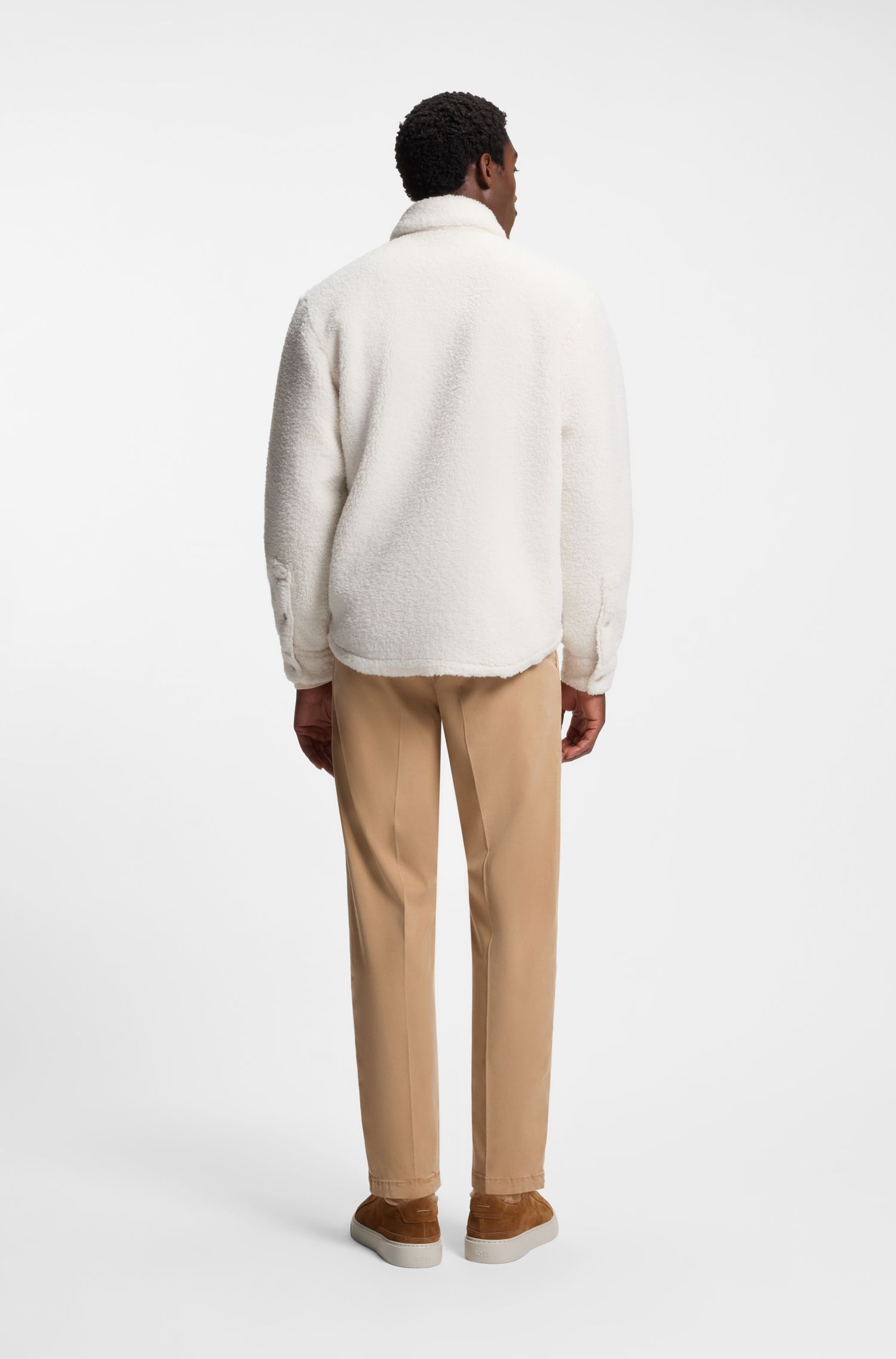 BOSS x Steiff 泰迪熊面休闲版型外套衫