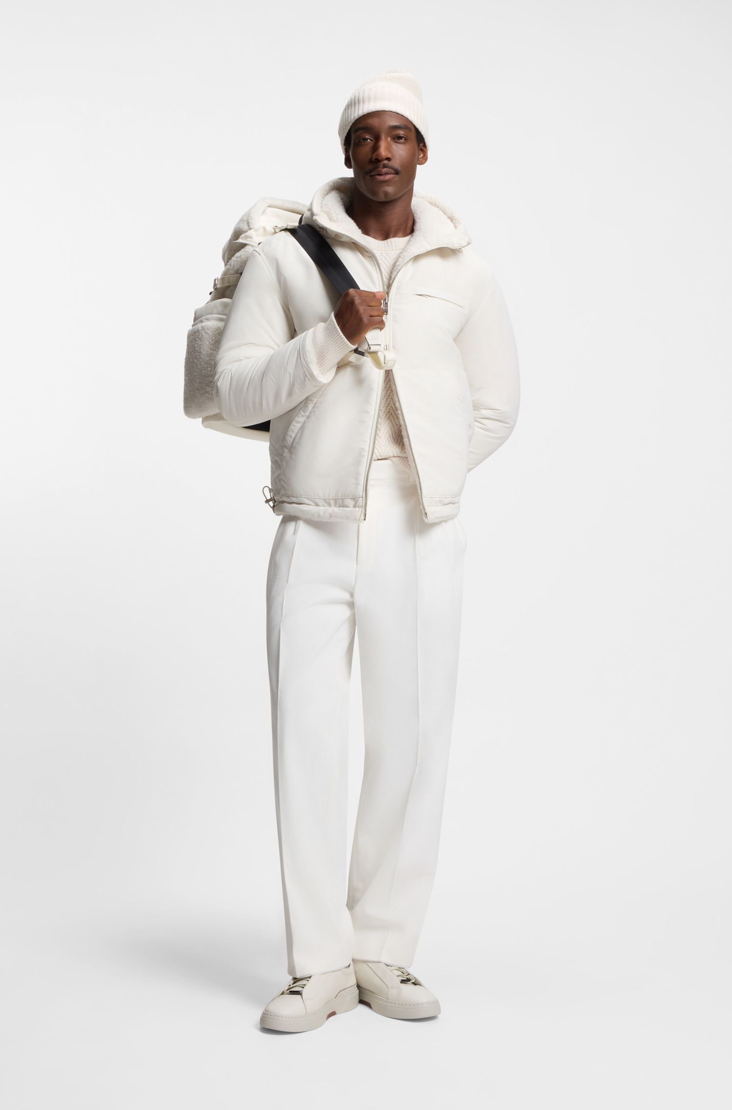 BOSS x Steiff 双面泰迪布夹克