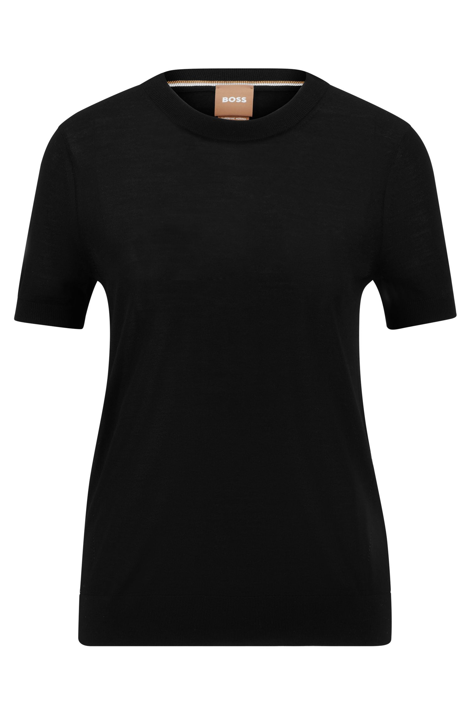 【BOSS博斯】羊毛短袖毛衣