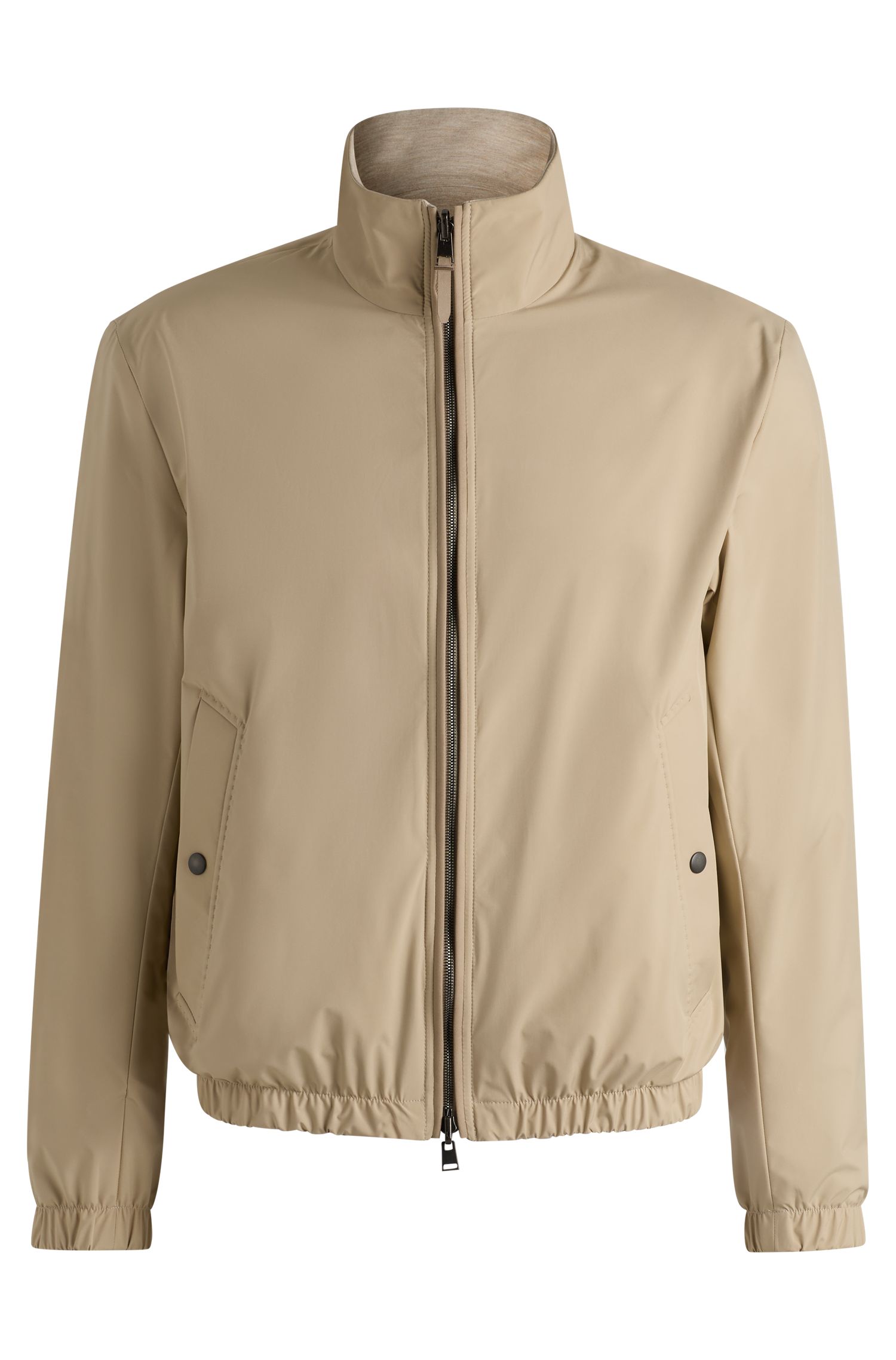 【BOSS博斯】磨毛面料双面拉链夹克