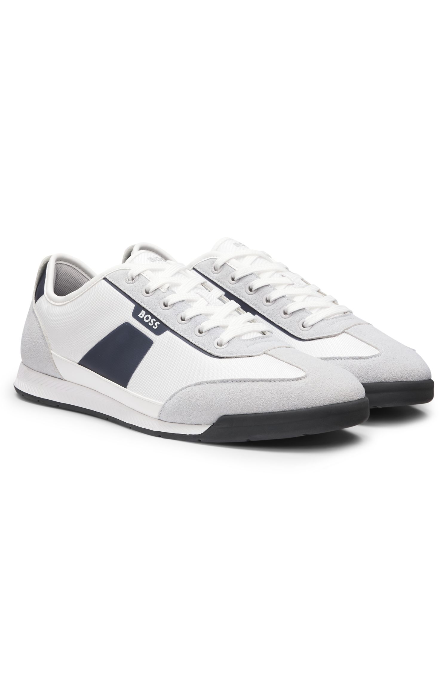 【BOSS博斯】立体饰边低帮运动鞋