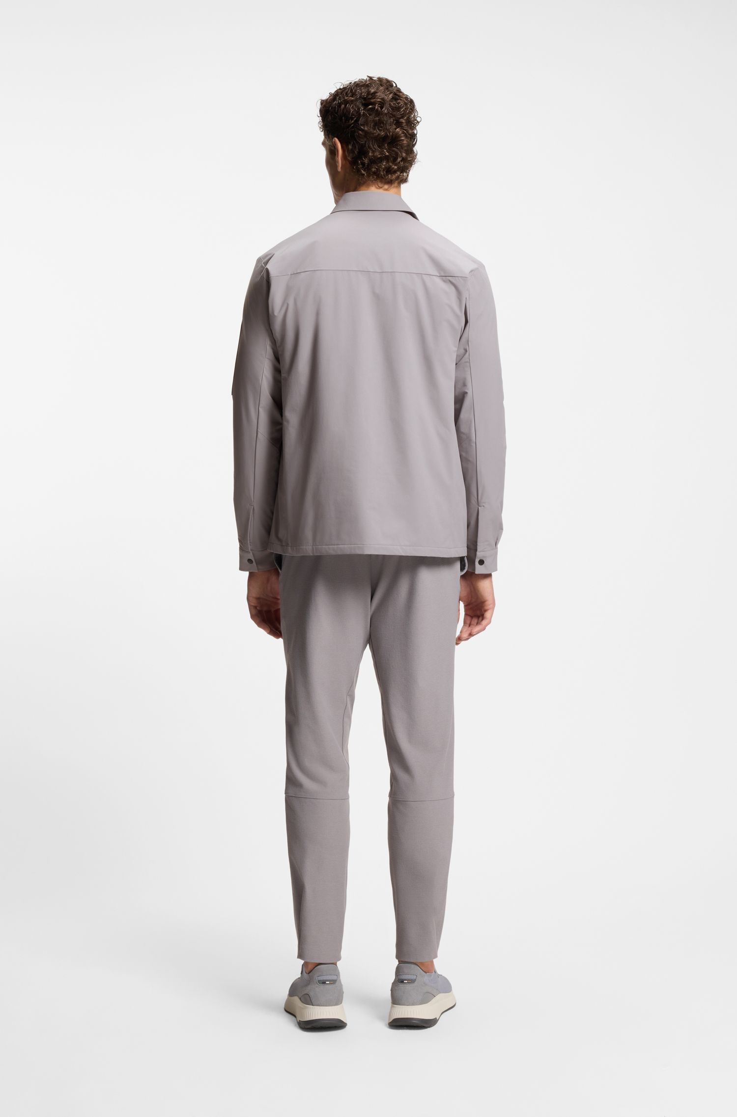 【BOSS博斯】府绸宽松版型外套衬衫