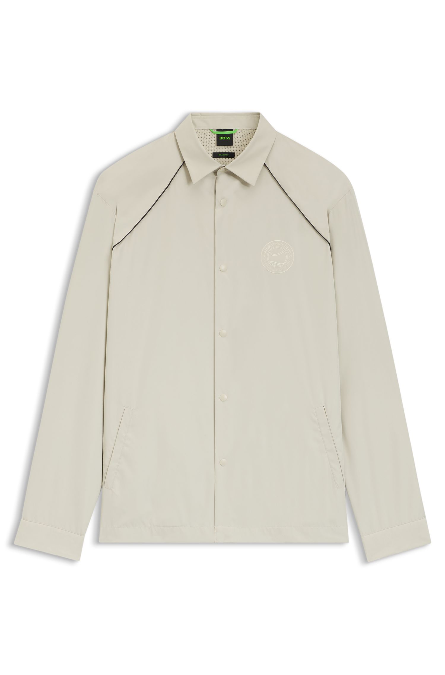 【BOSS博斯】饰面宽松版型外套衬衫