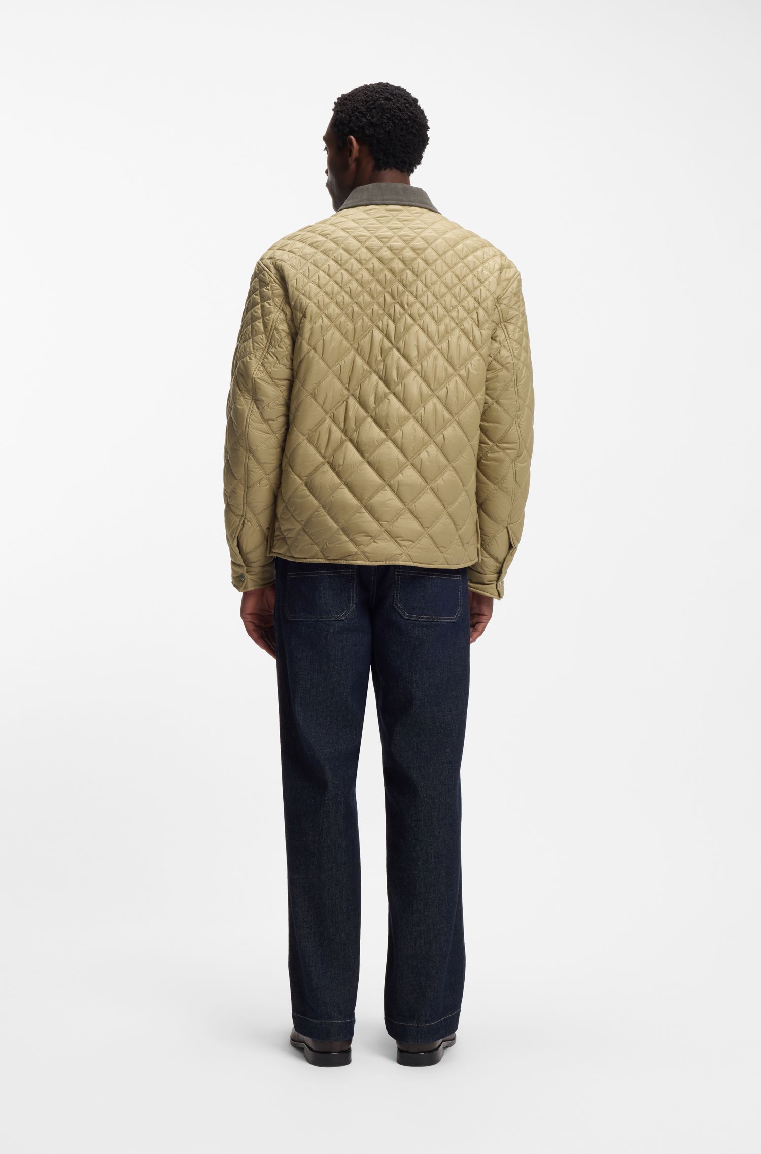 【BOSS博斯】混合绗缝夹克