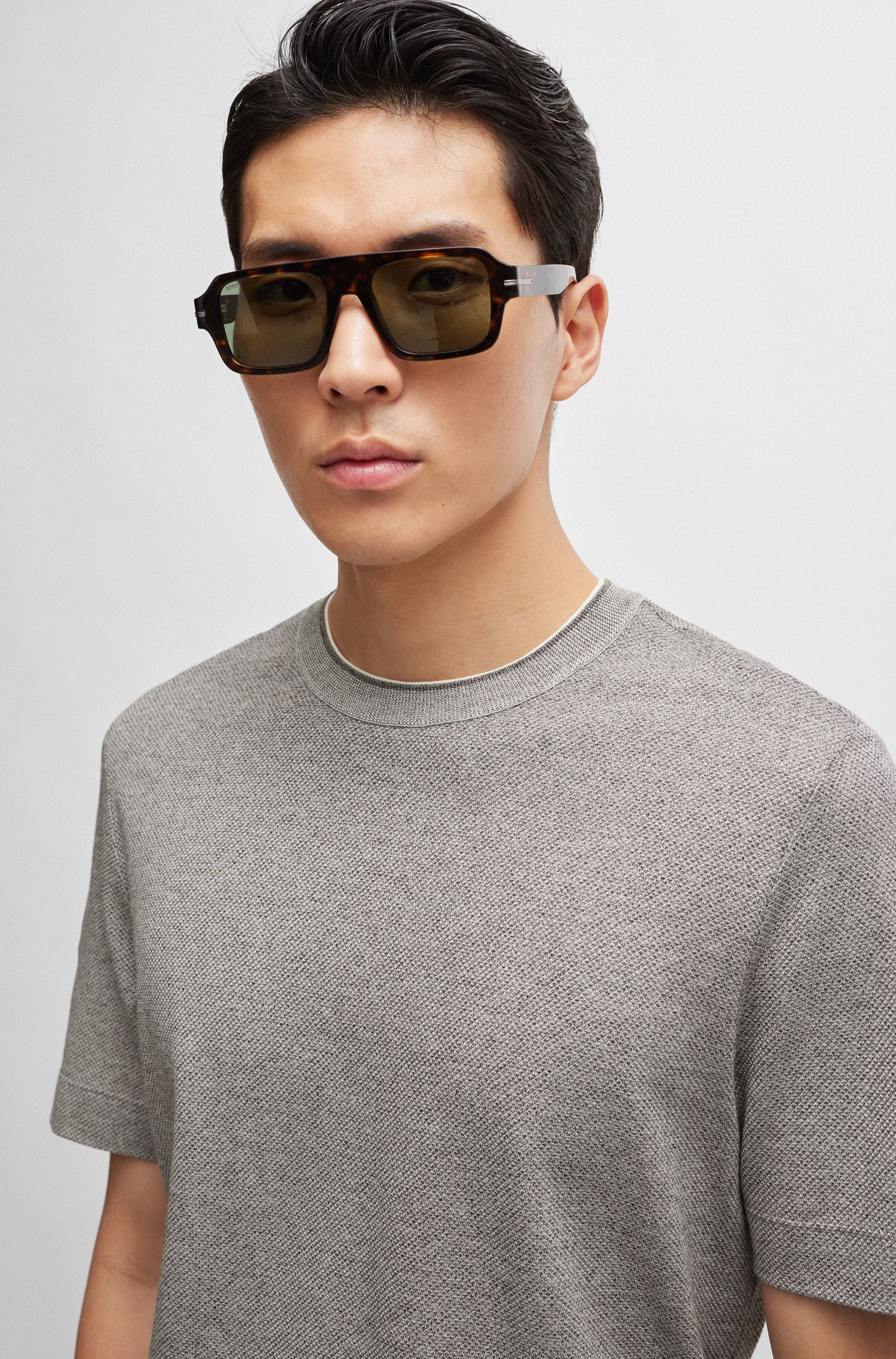 【BOSS博斯】棉质常规版型 T 恤