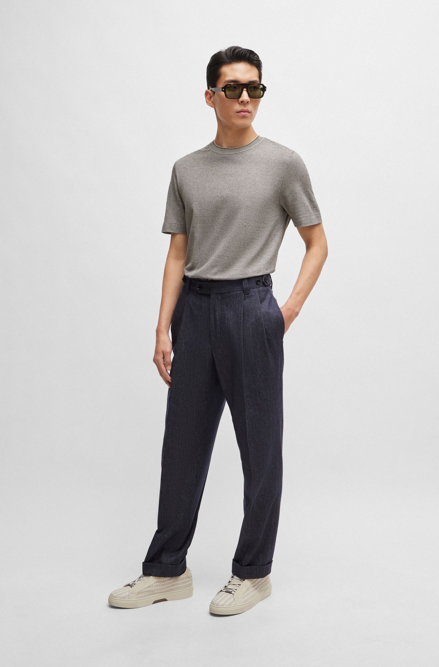 【BOSS博斯】棉质常规版型 T 恤