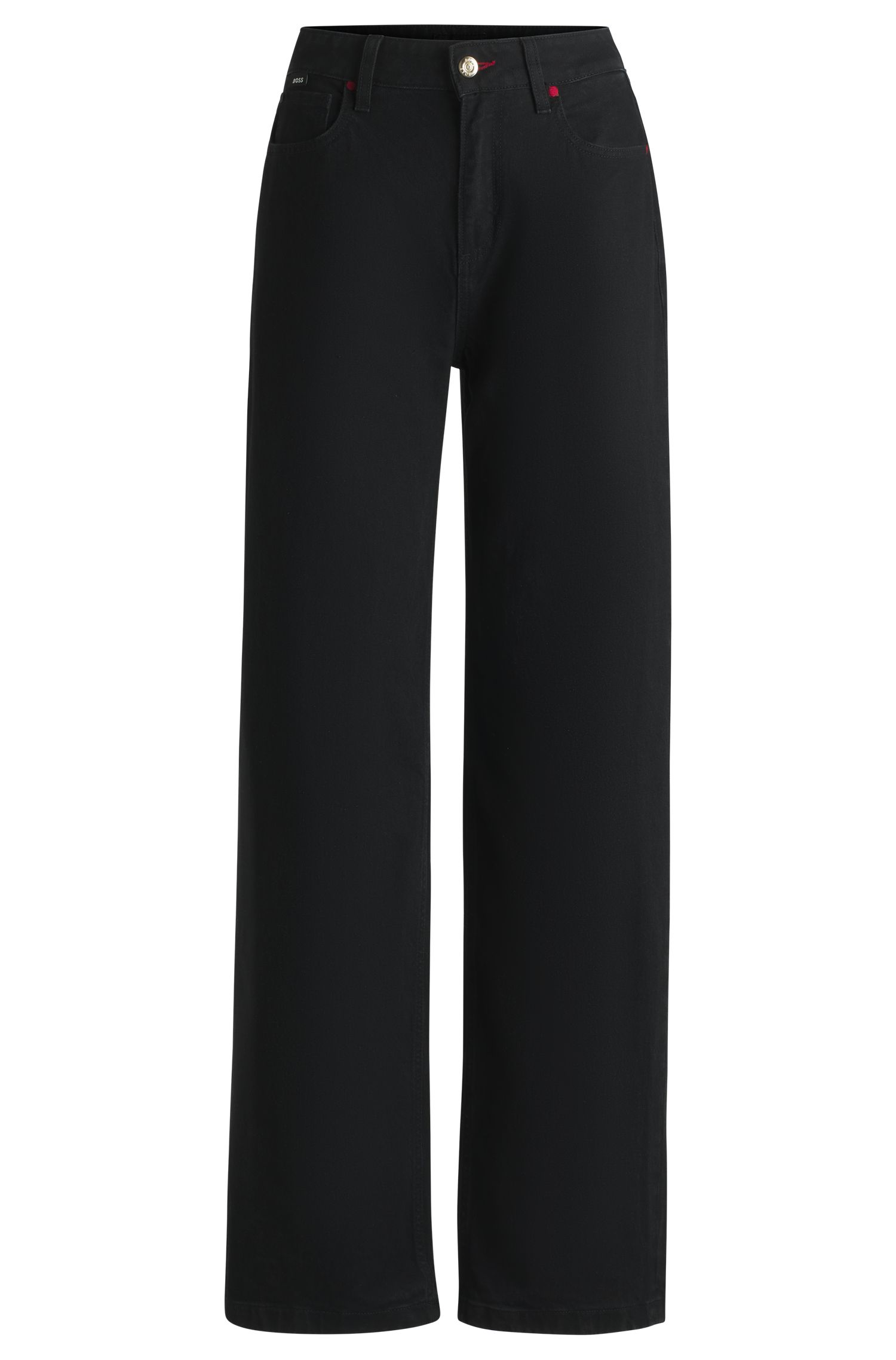 【BOSS博斯】经典黑色牛仔裤