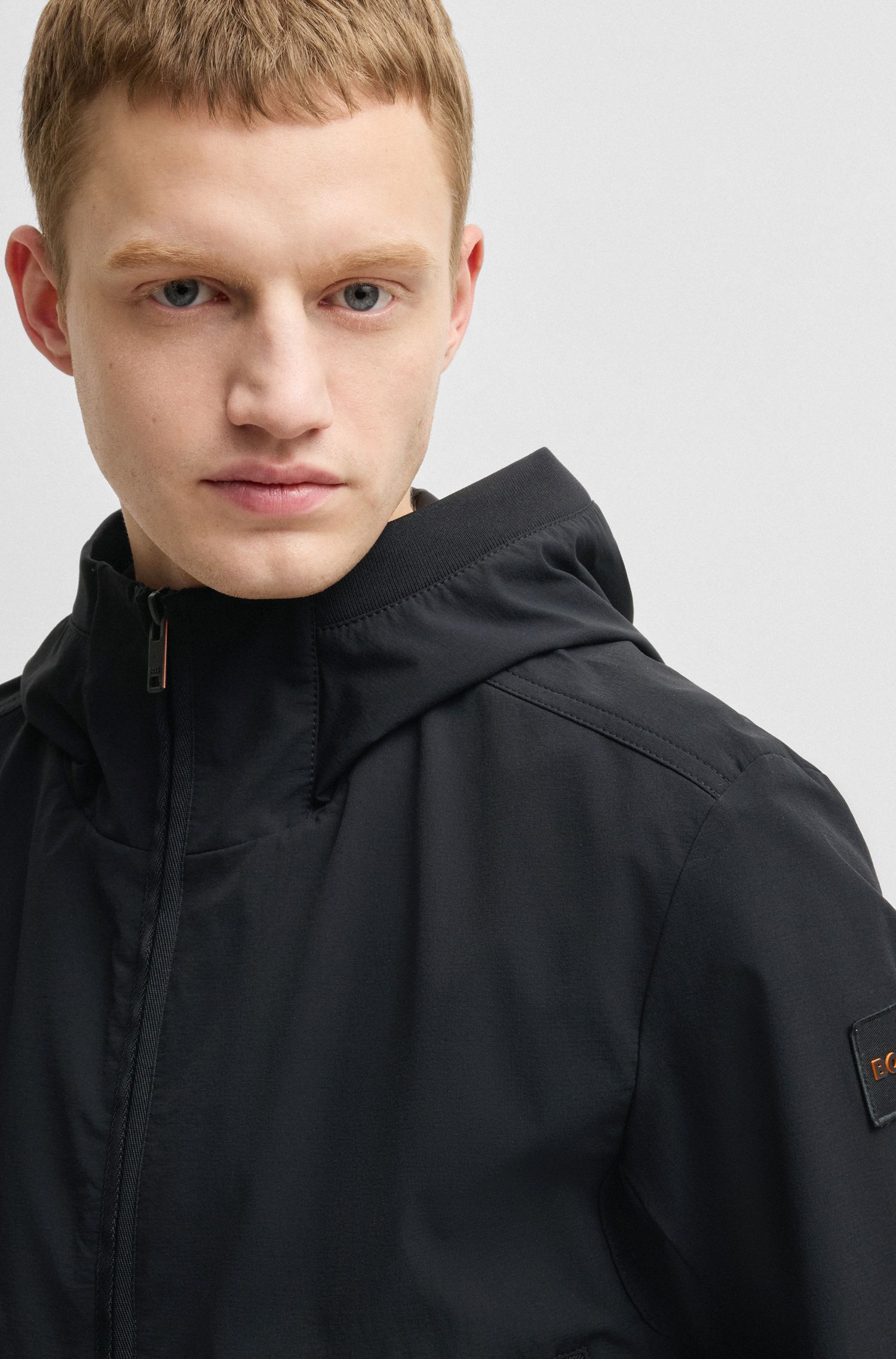 【BOSS博斯】四向弹性面料常规版型软壳夹克