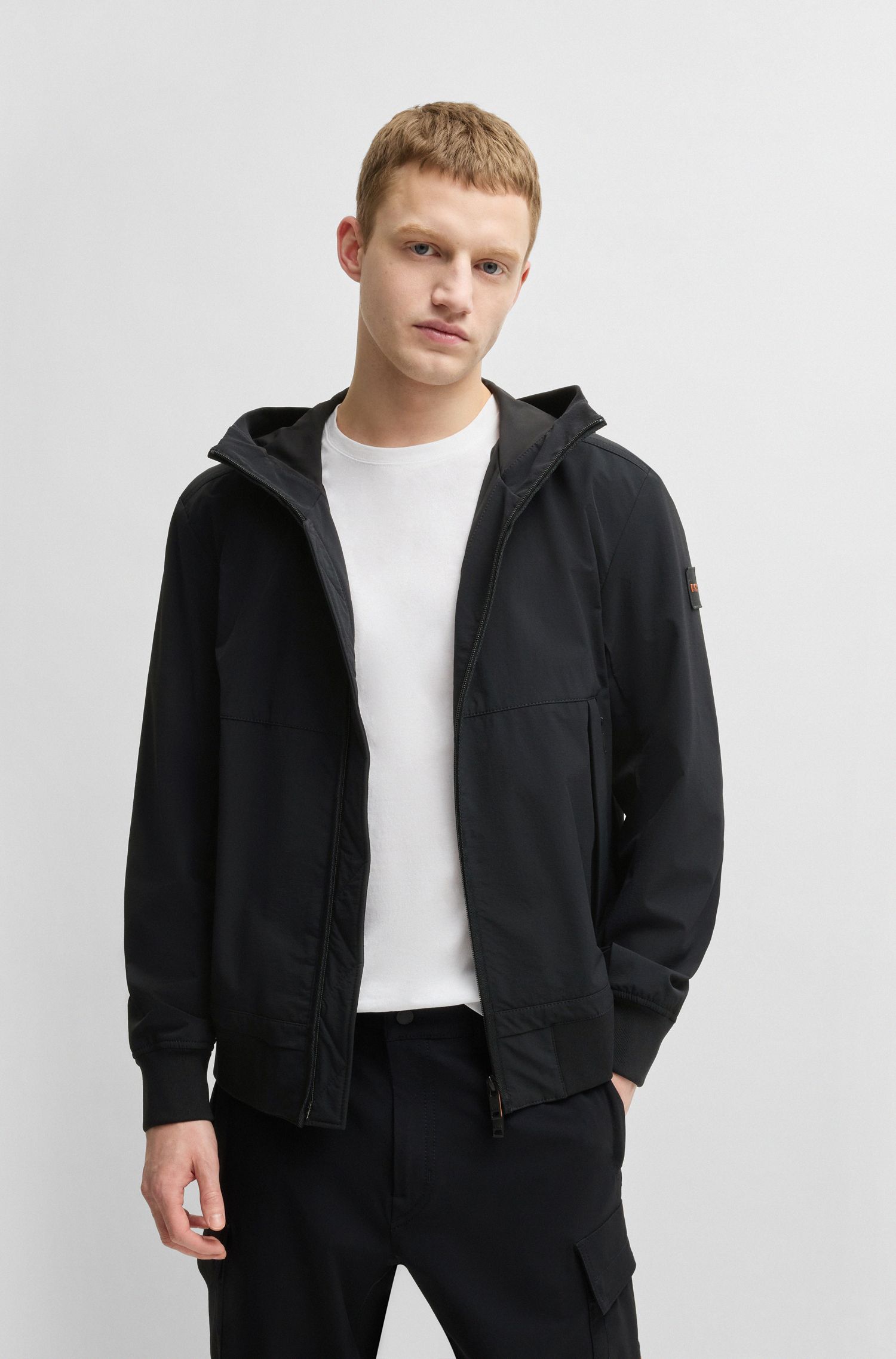 【BOSS博斯】四向弹性面料常规版型软壳夹克