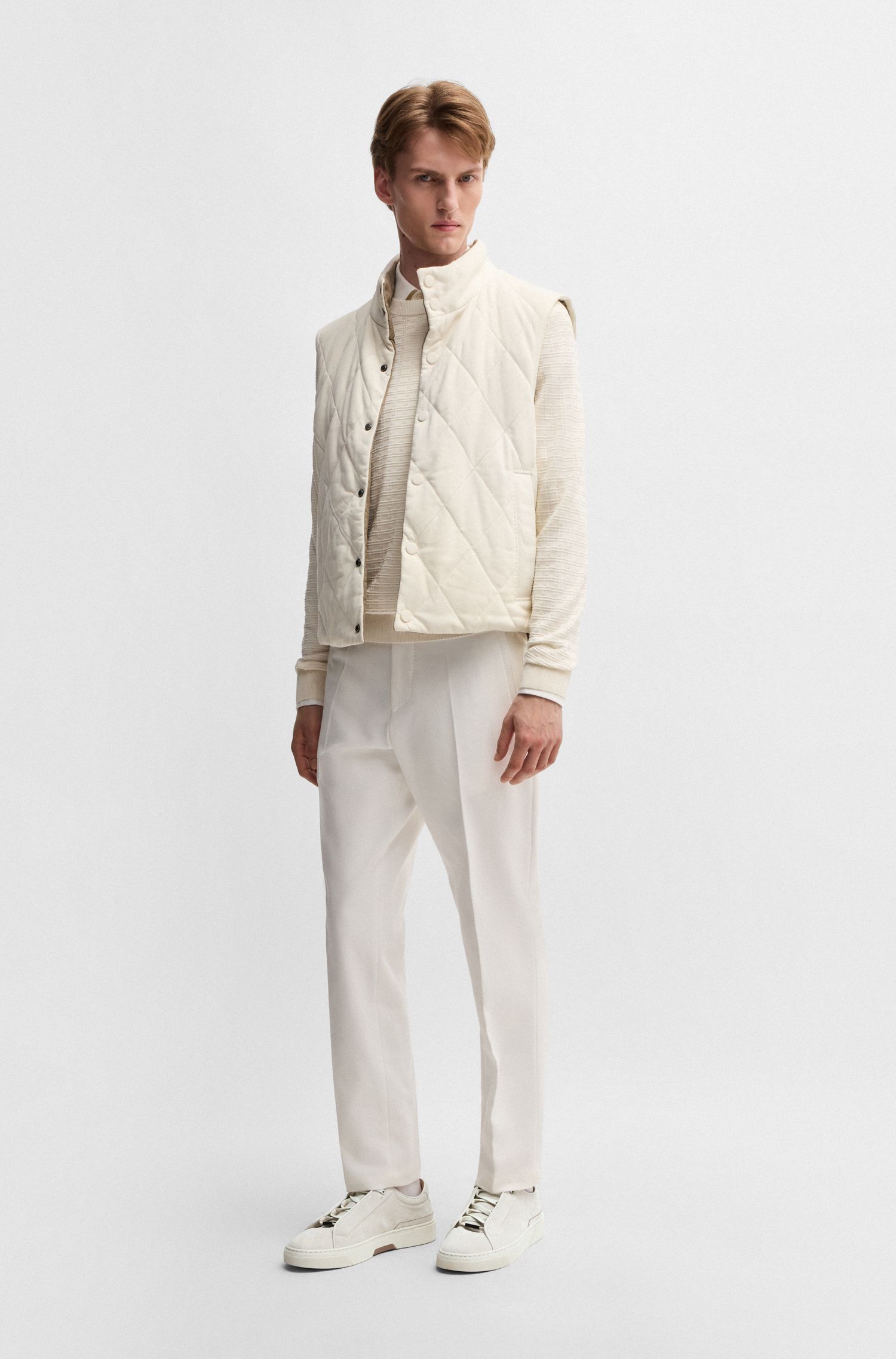 【BOSS博斯】Gary绒面低帮运动鞋