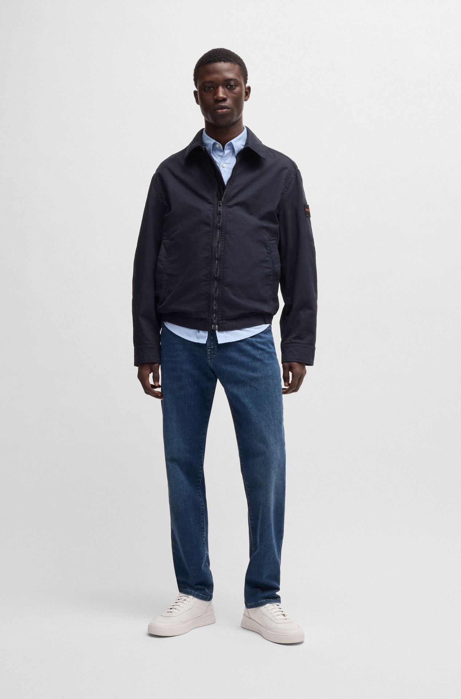 【BOSS博斯】柔软丹宁常规版型牛仔裤