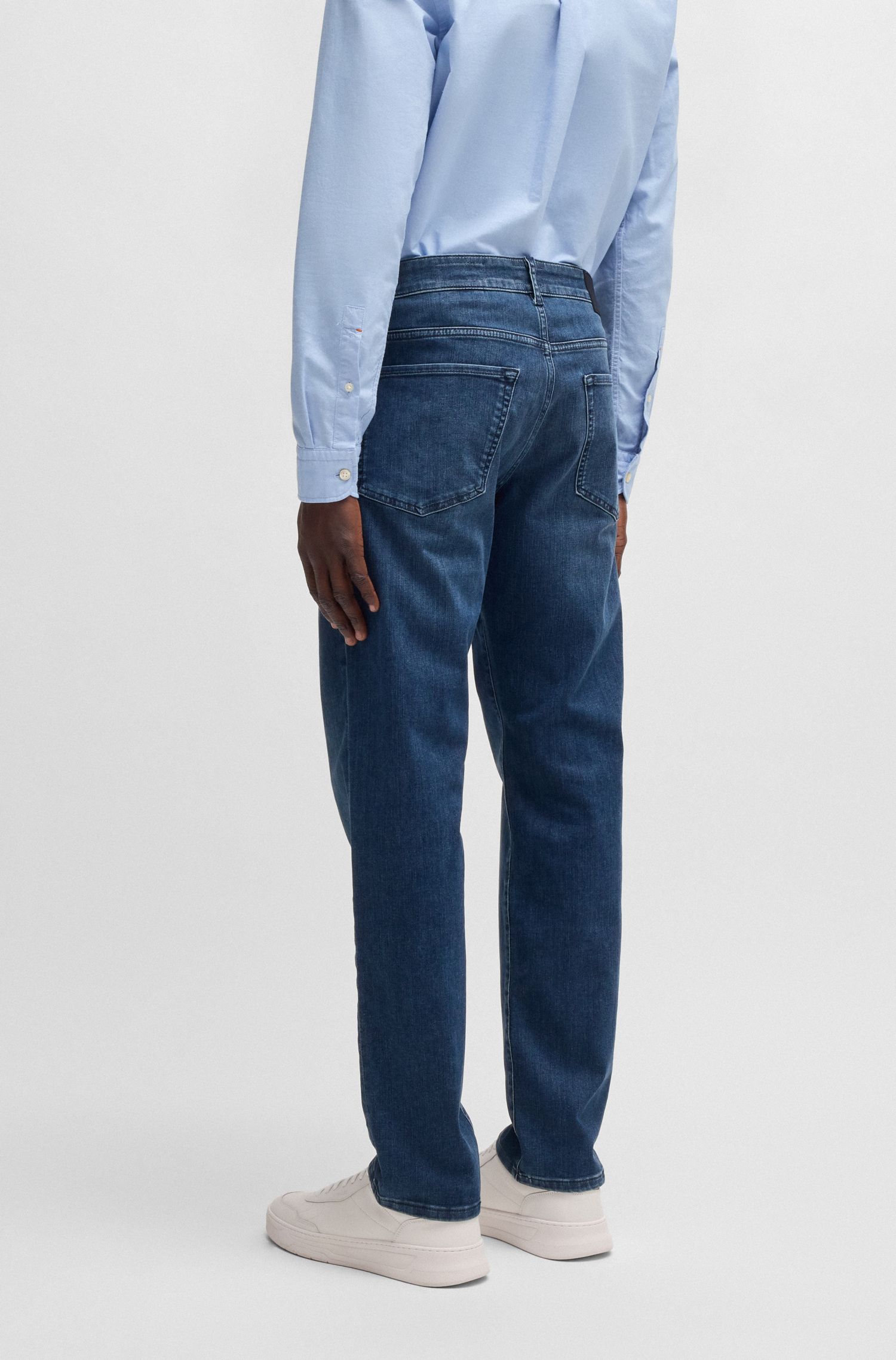 【BOSS博斯】柔软丹宁常规版型牛仔裤