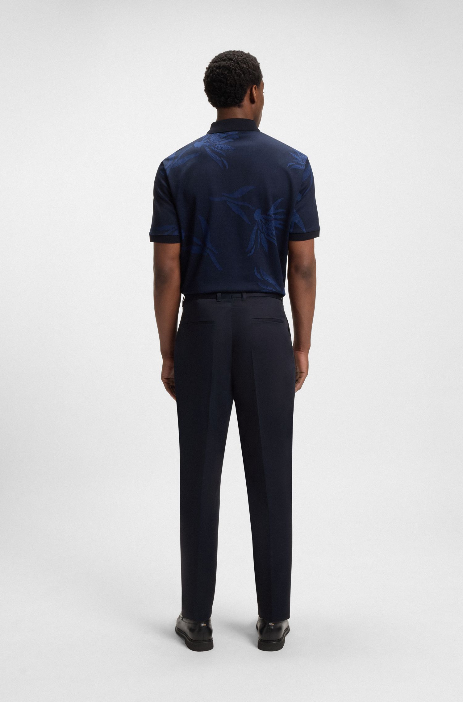 【BOSS博斯】弹力棉正装裤