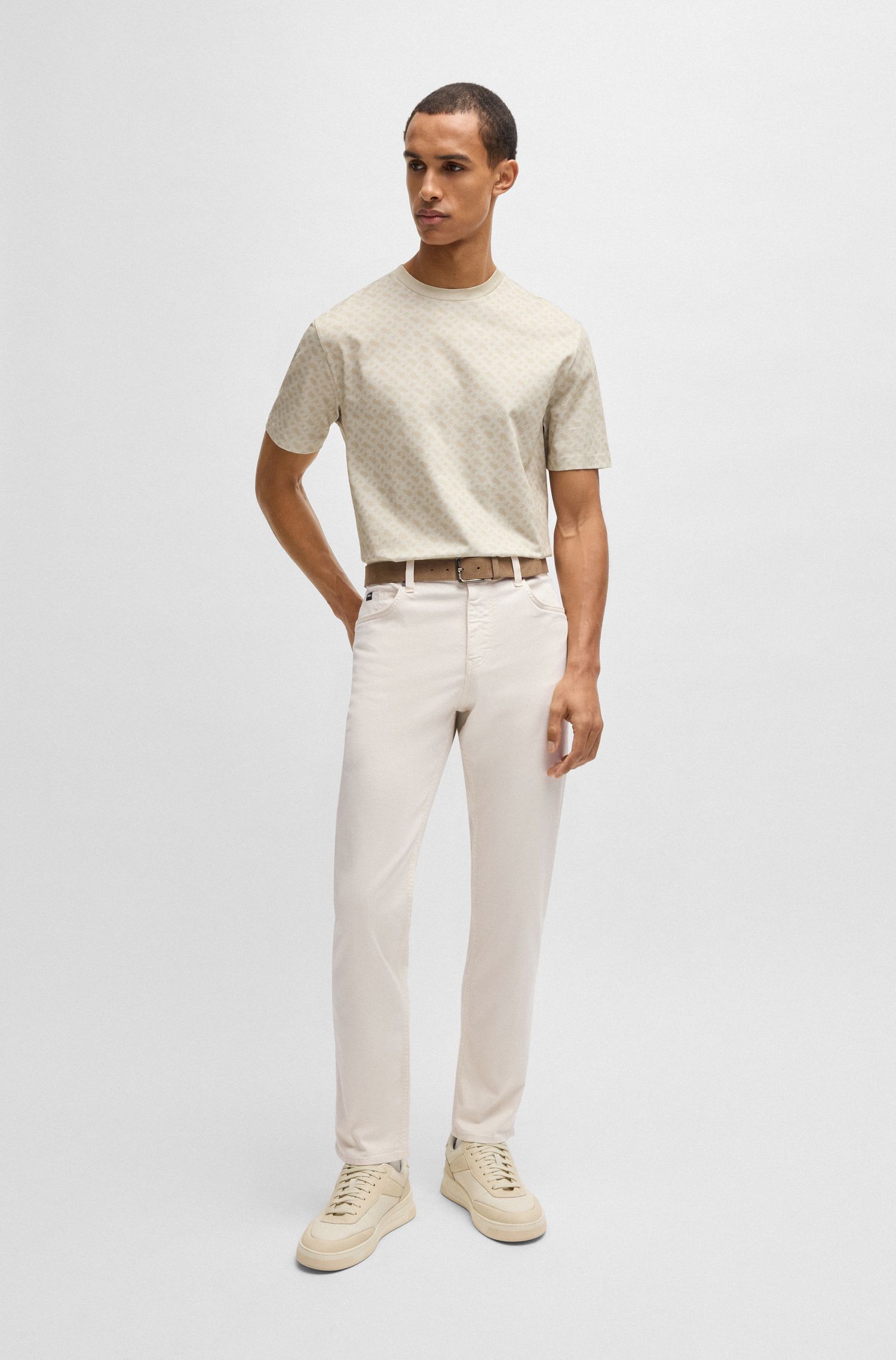 【BOSS博斯】牛仔布常规版型牛仔裤