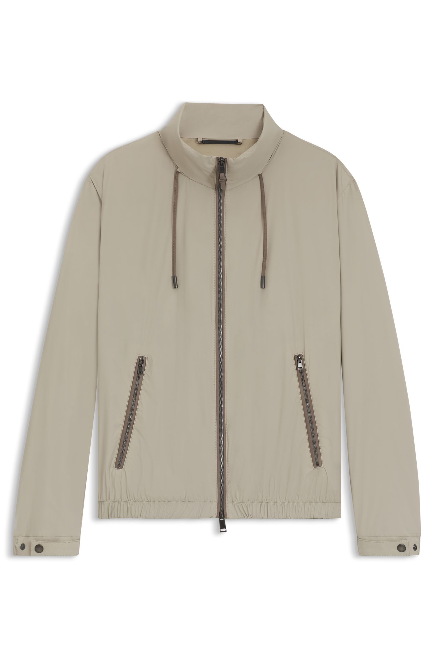 【BOSS博斯】可收紧风帽夹克