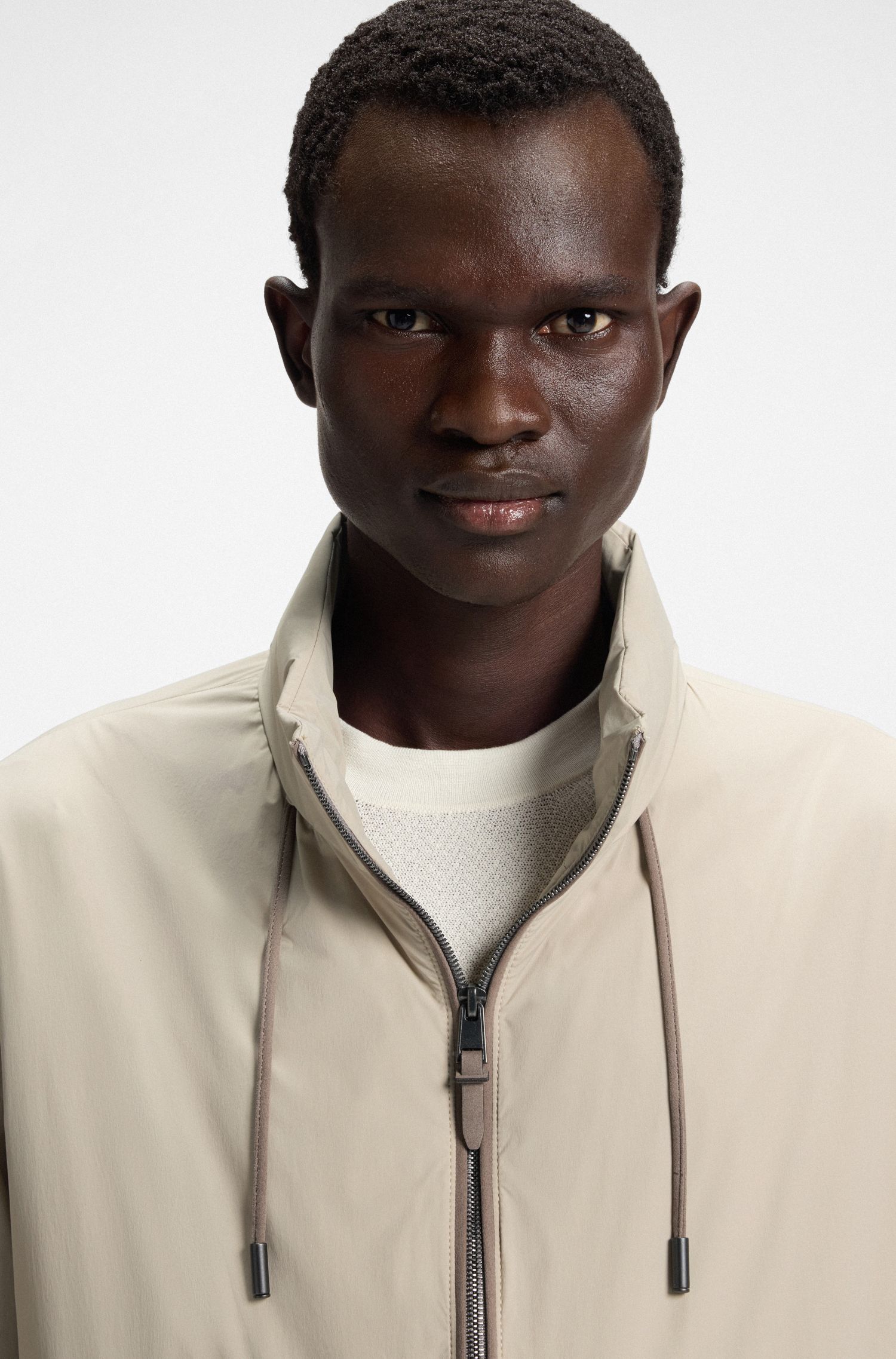 【BOSS博斯】可收紧风帽夹克