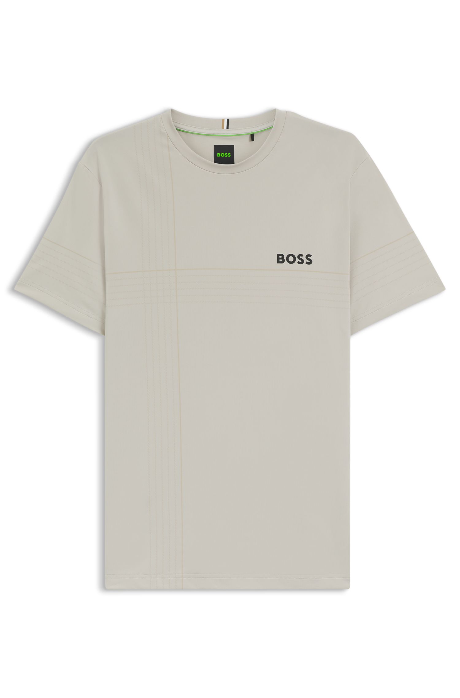 【BOSS博斯】弹力平纹针织面料除湿修身版活力 T 恤